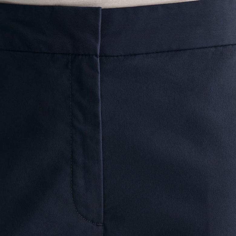 GANT Kadın Lacivert Slim Fit Pantolon
