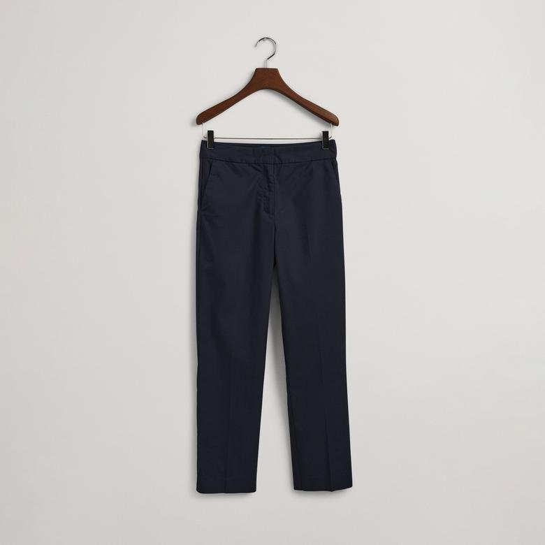 GANT Kadın Lacivert Slim Fit Pantolon