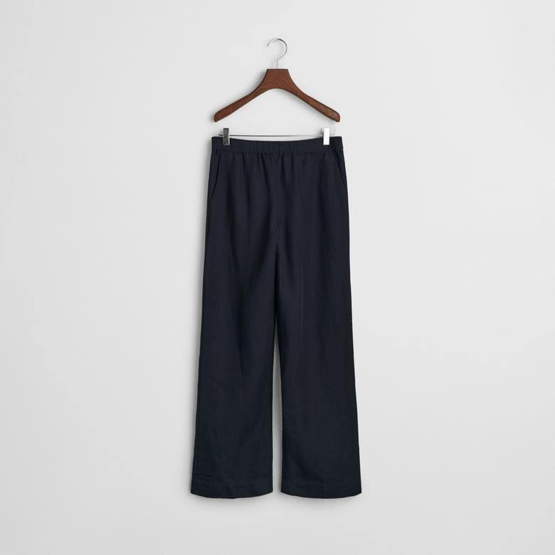 GANT Kadın Lacivert Relaxed Fit Pantolon