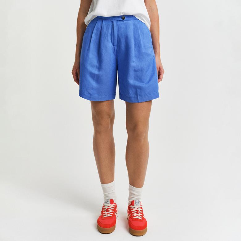 GANT Kadın Mavi Relaxed Fit Şort