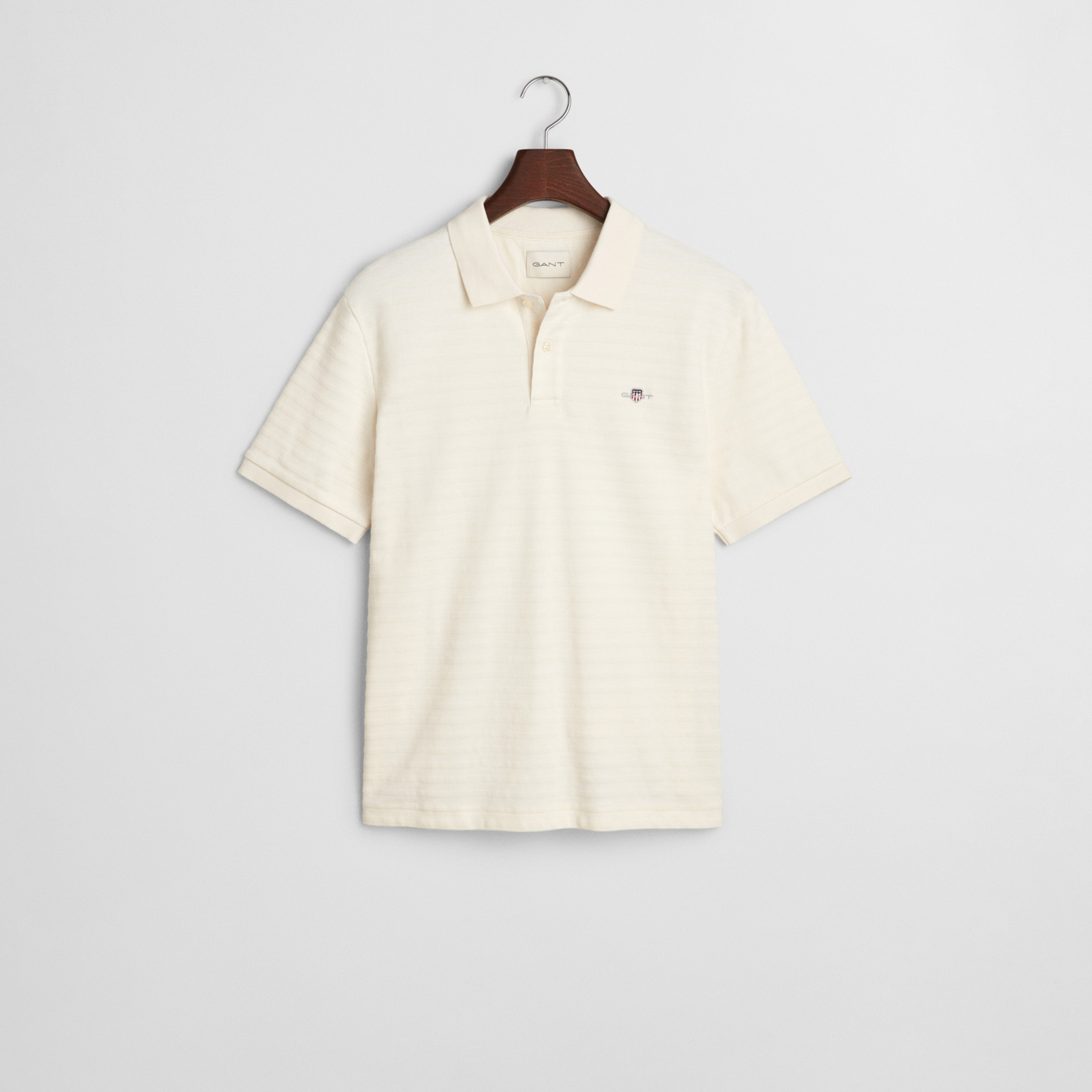 GANT Erkek Krem Regular Fit Polo