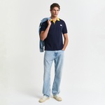 GANT Erkek Lacivert Regular Fit Polo
