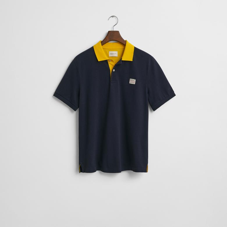 GANT Erkek Lacivert Regular Fit Polo