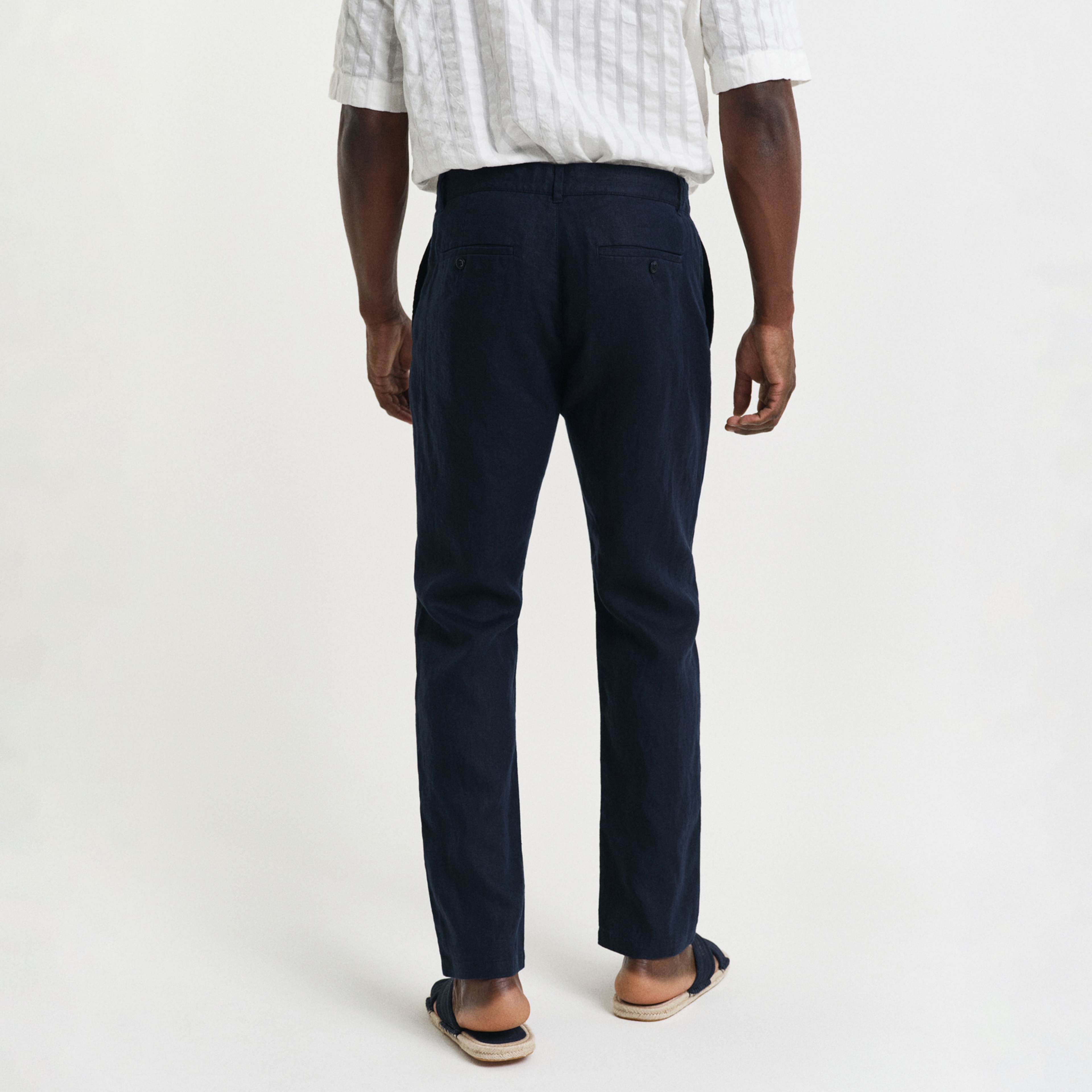 GANT Erkek Lacivert Relaxed Fit Pantolon