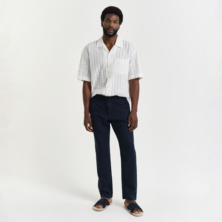 GANT Erkek Lacivert Relaxed Fit Pantolon