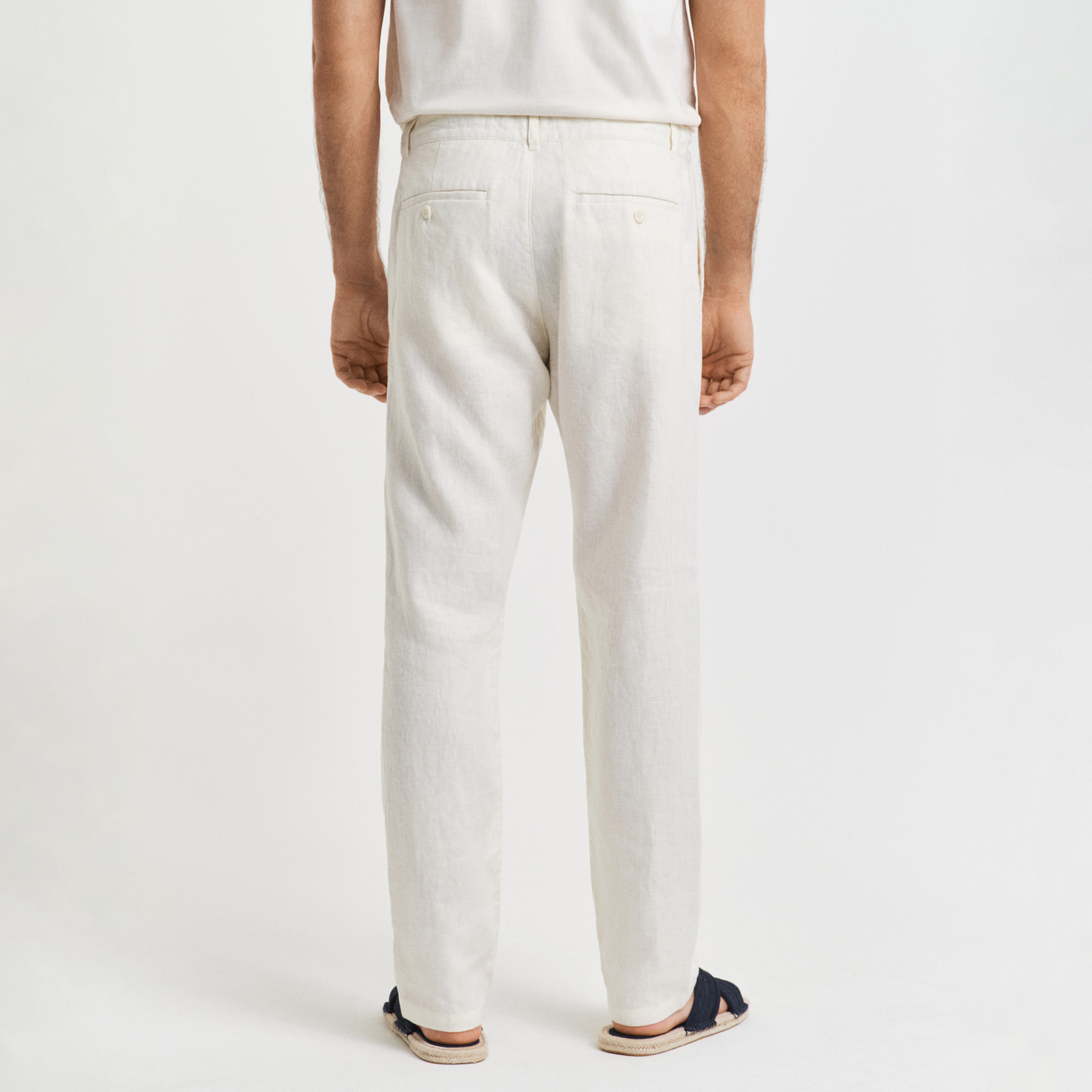 GANT Erkek Krem Relaxed Fit Pantolon