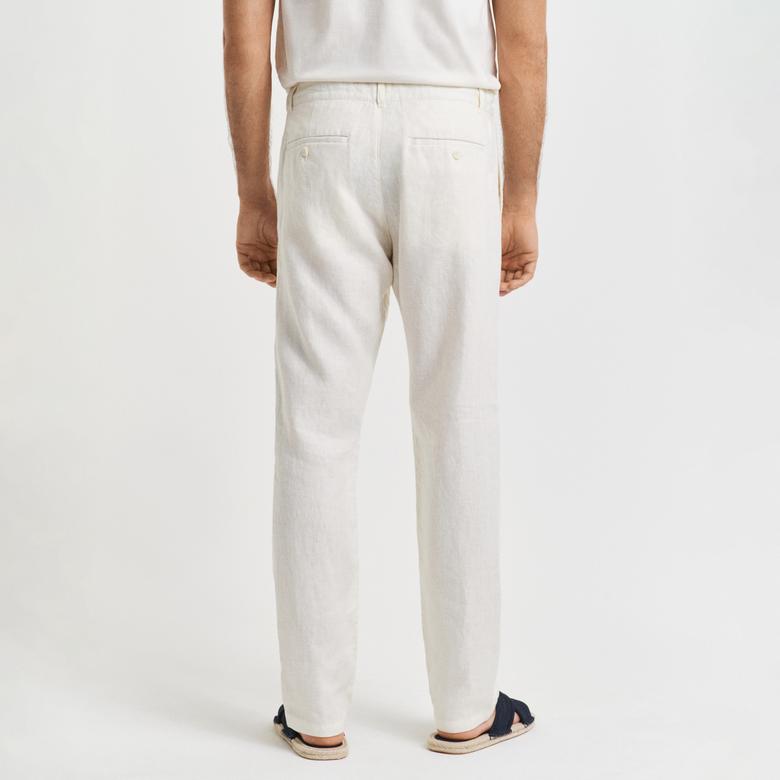GANT Erkek Krem Relaxed Fit Pantolon
