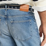 GANT Erkek Mavi Straight Fit Pantolon