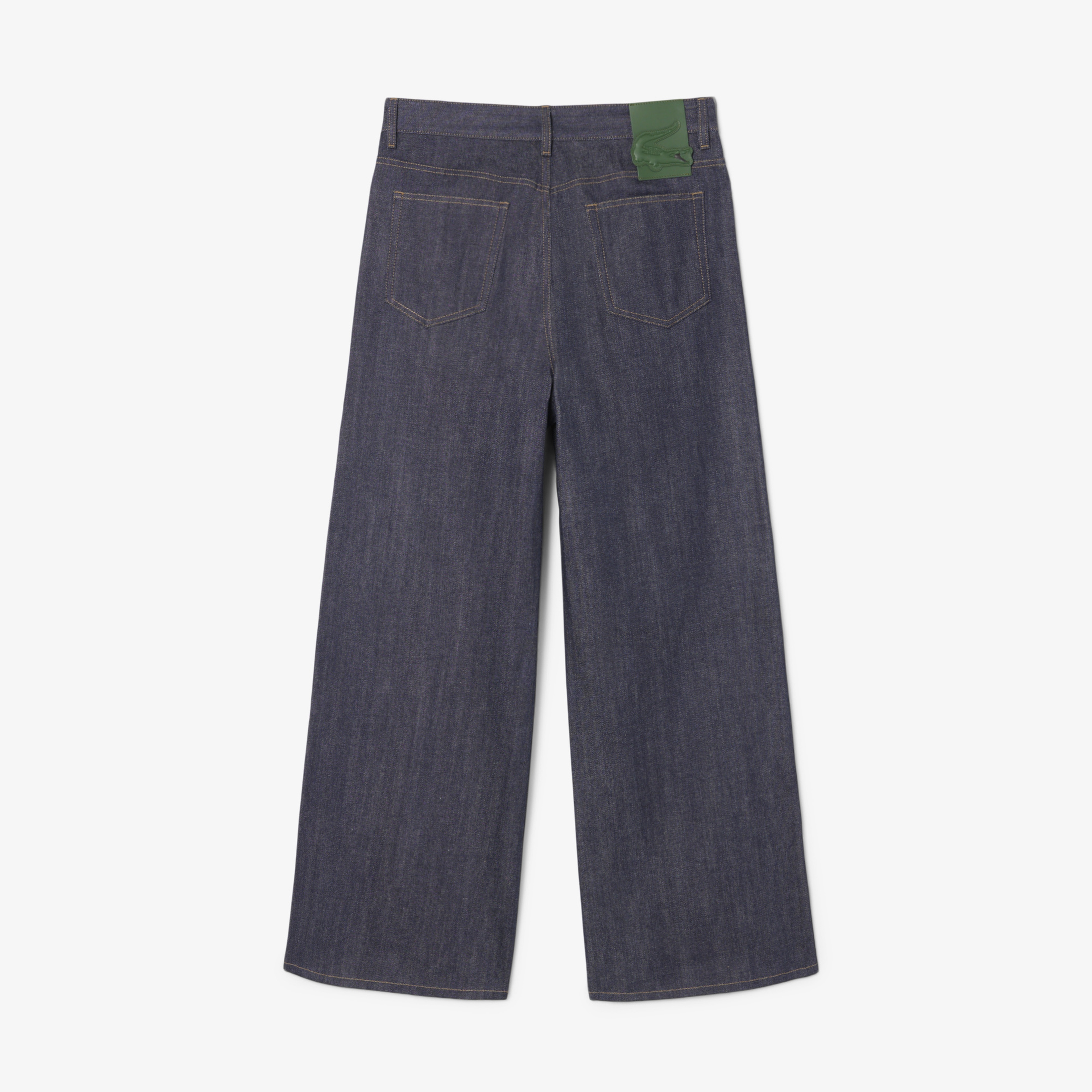 SS25 RUNWAY Erkek Wide Leg Mavi Jean Pantolon