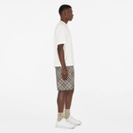 Burberry Check Erkek Krem Rengi Şort
