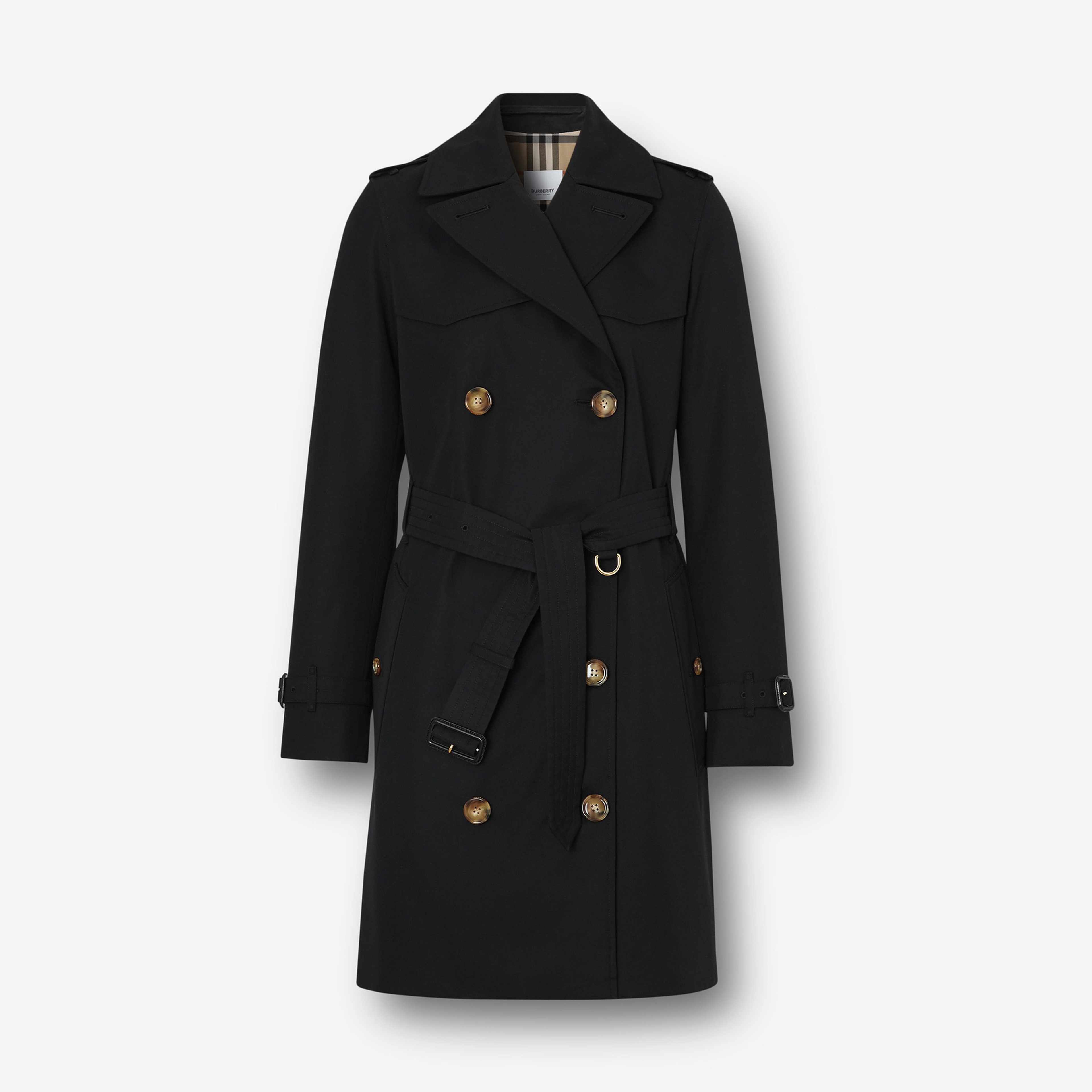 Burberry Kadın Siyah Pardesu