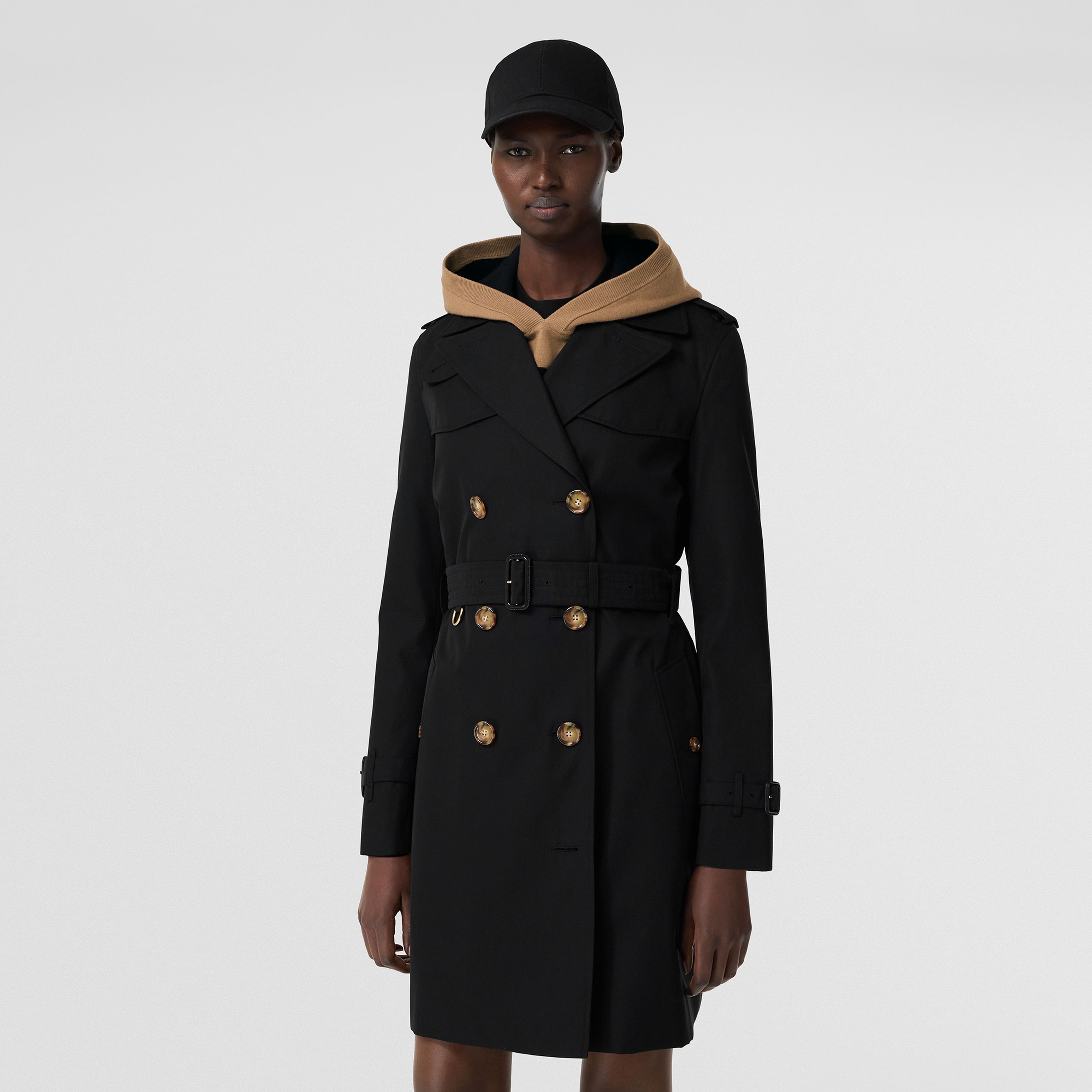 Burberry Kadın Siyah Pardesu