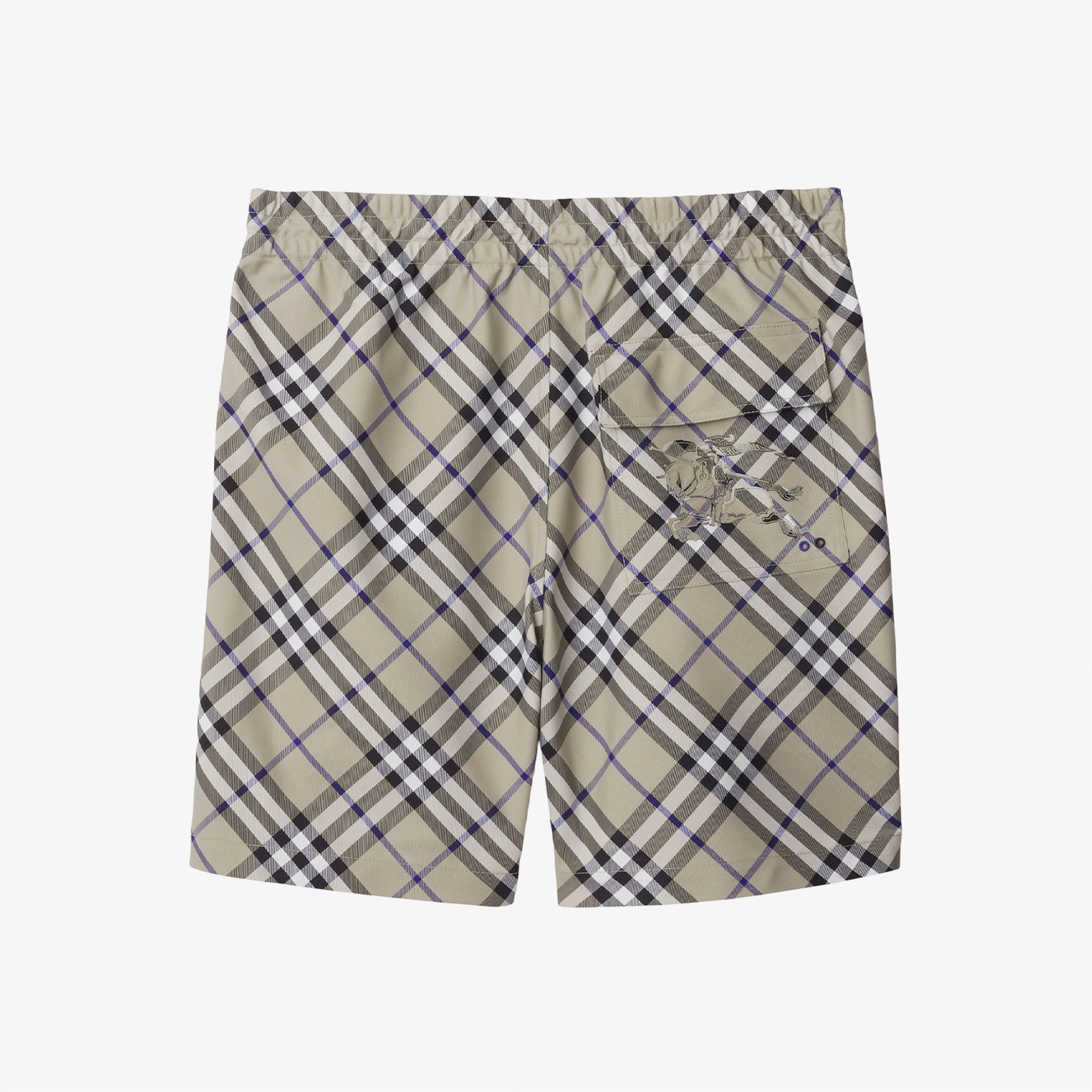 Burberry Check Erkek Krem Rengi Şort