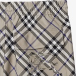 Burberry Check Erkek Krem Rengi Şort