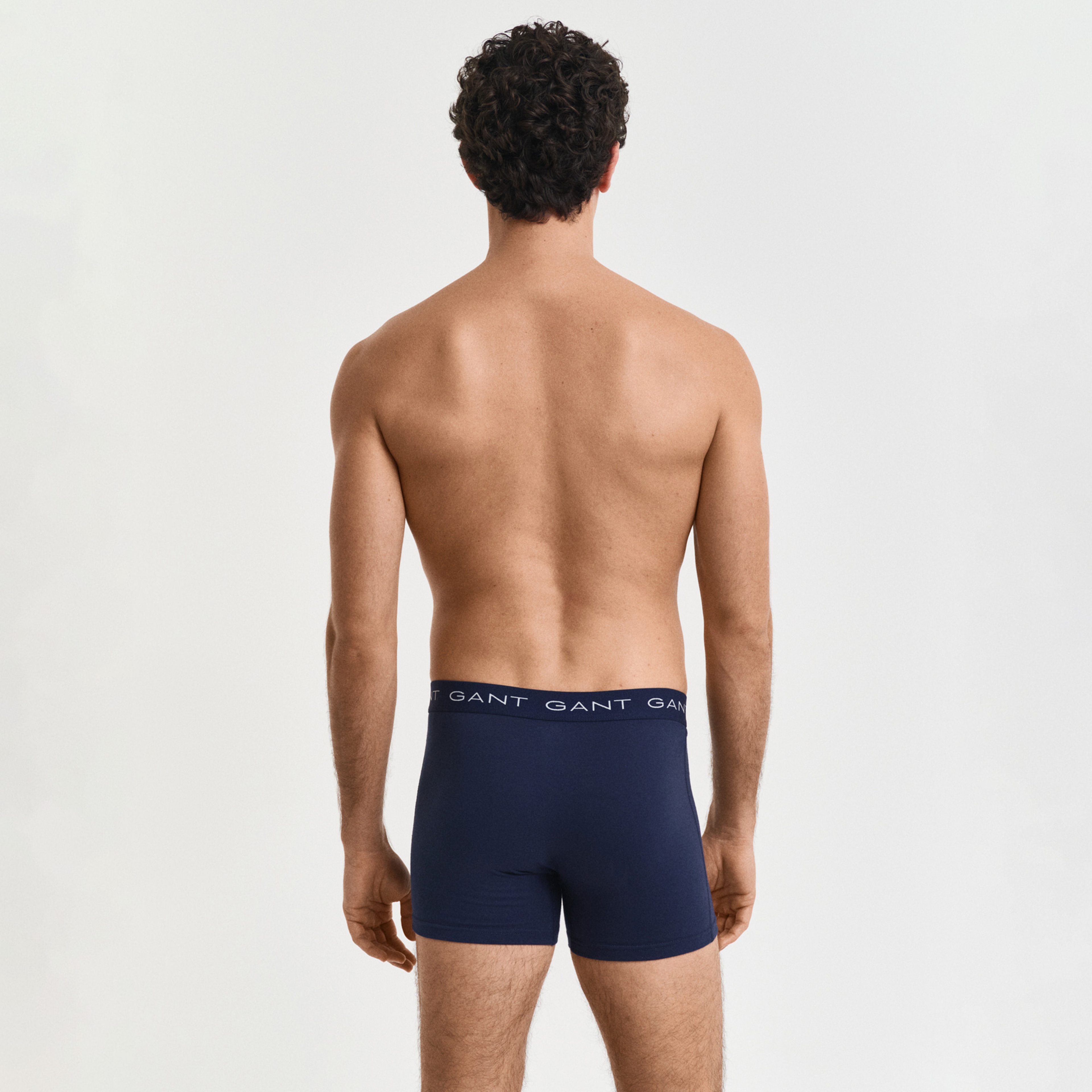 GANT Erkek Lacivert Slim Fit Logolu Boxer