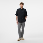 Nauticn Erkek Siyah Classic Fit Gömlek