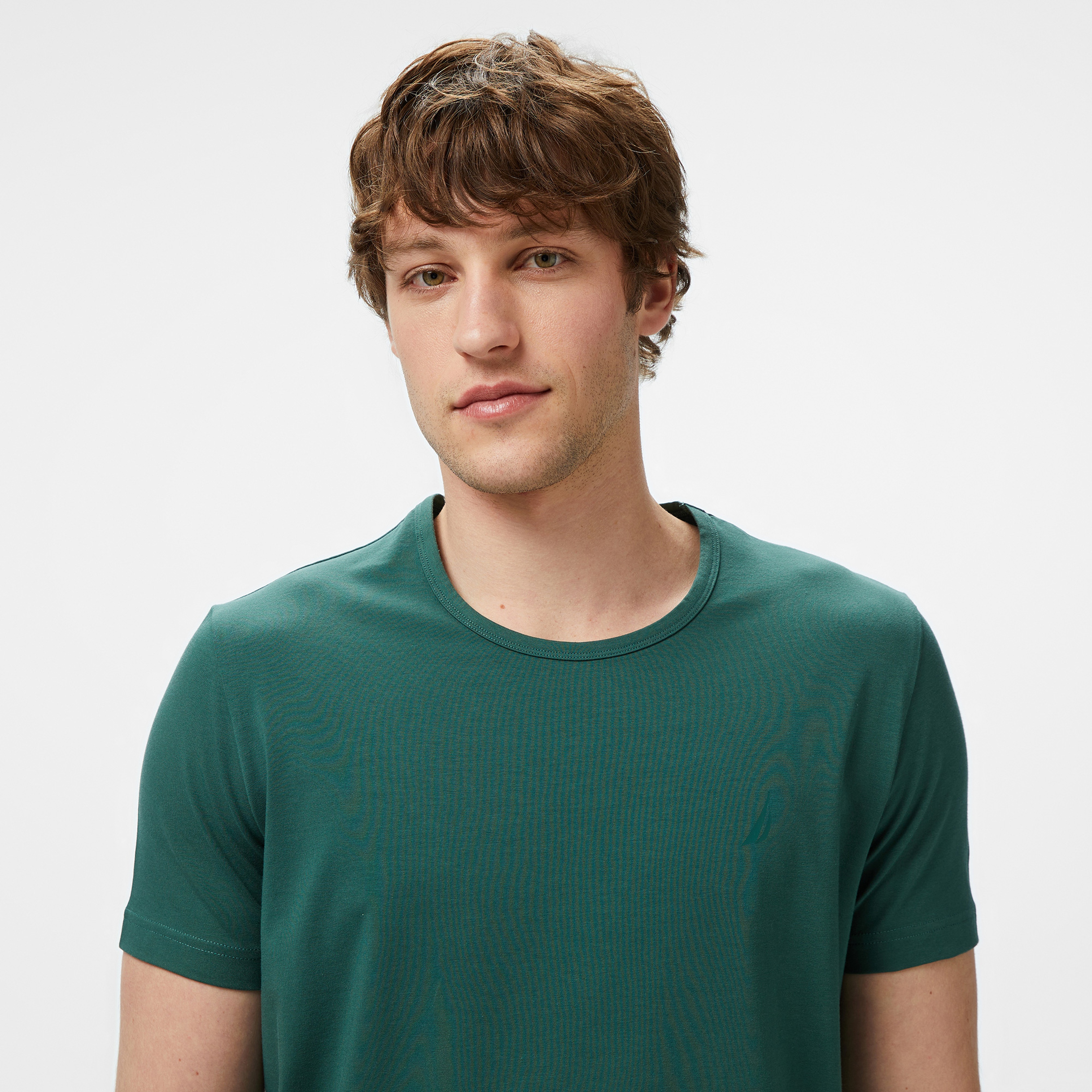 Nautara Erkek Yeşil Regular Fit T-Shirt