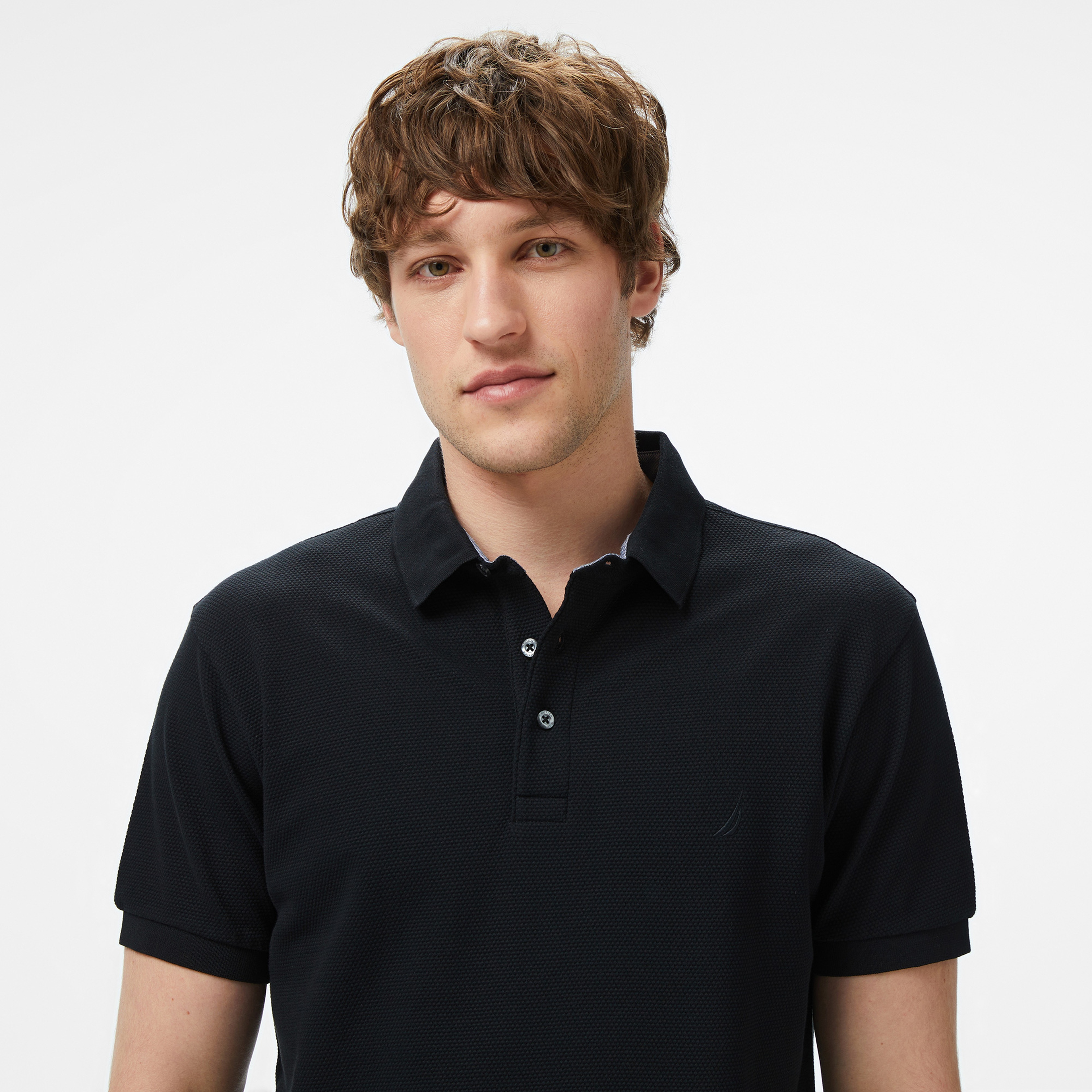 Nautica Erkek Siyah Classic Fit Polo