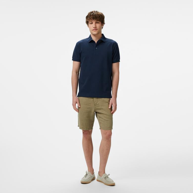 Nautica Erkek Lacivert Classic Fit Polo