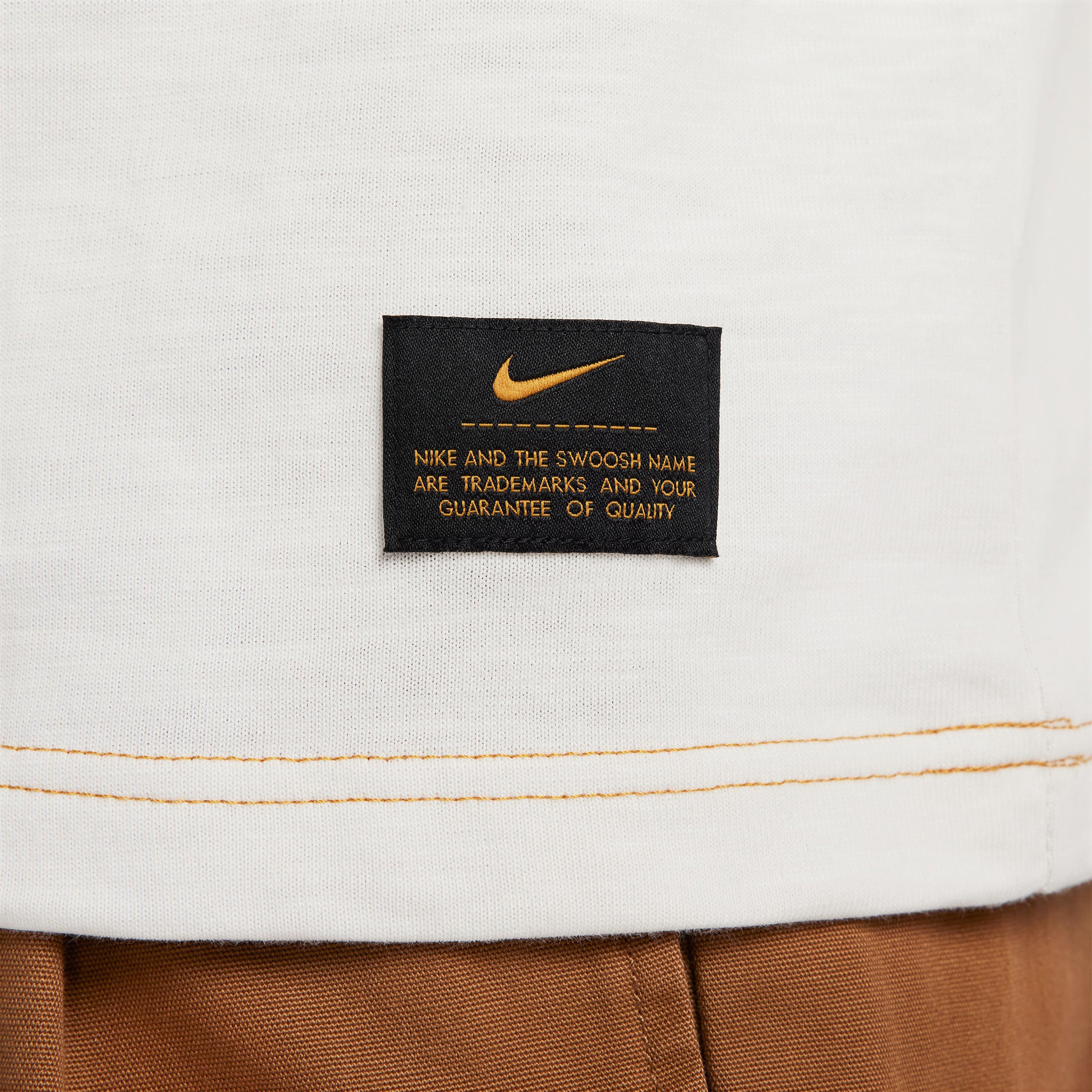 Nike Life Knit Erkek Krem T-Shirt