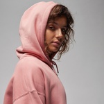 Jordan Flight Fleece Kadın Pembe Kapüşonlu Sweatshirt