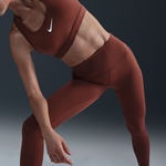 Nike Dri-Fit Zenvy Kadın Kahverengi Tayt