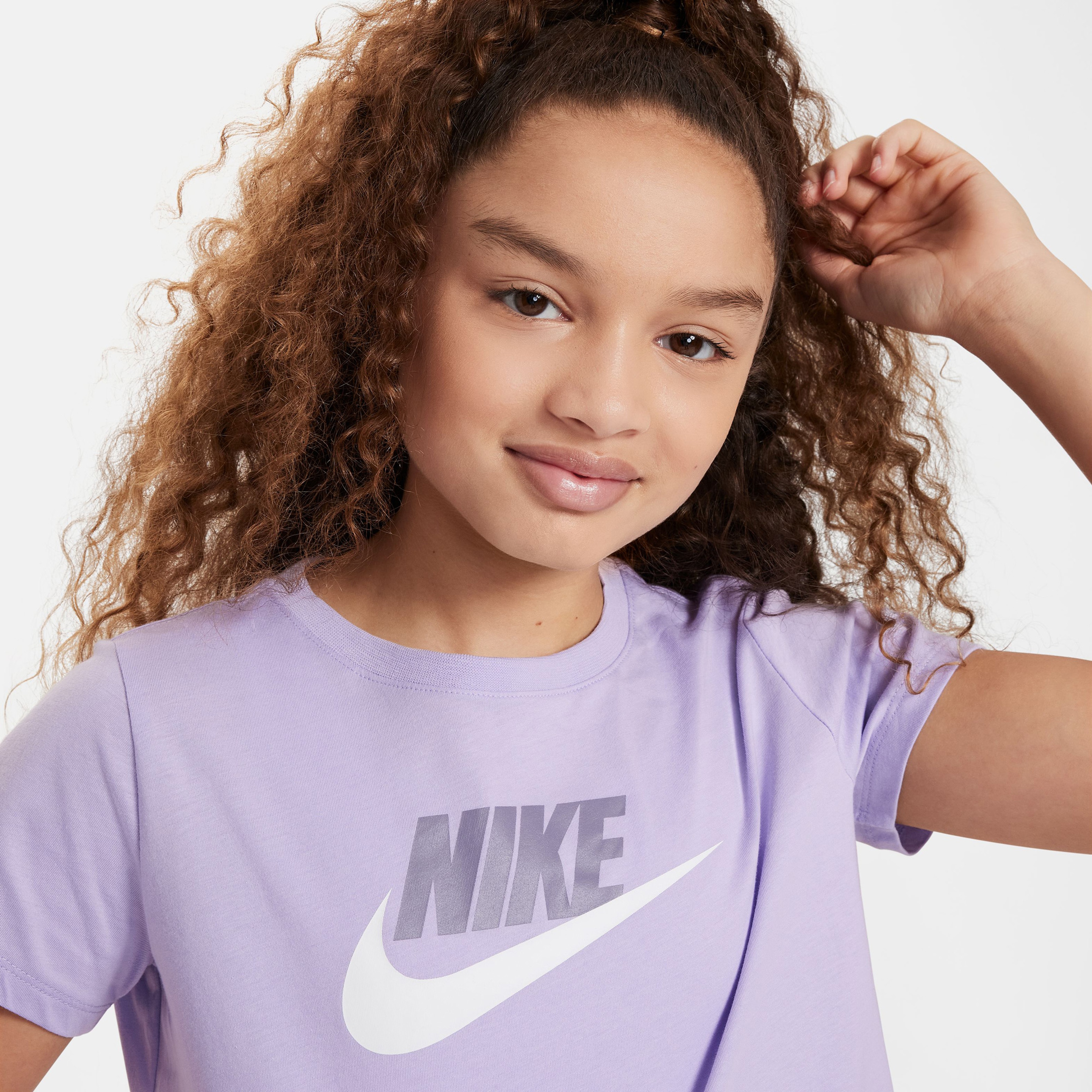 Nike Sportswear Çocuk Mor T-Shirt