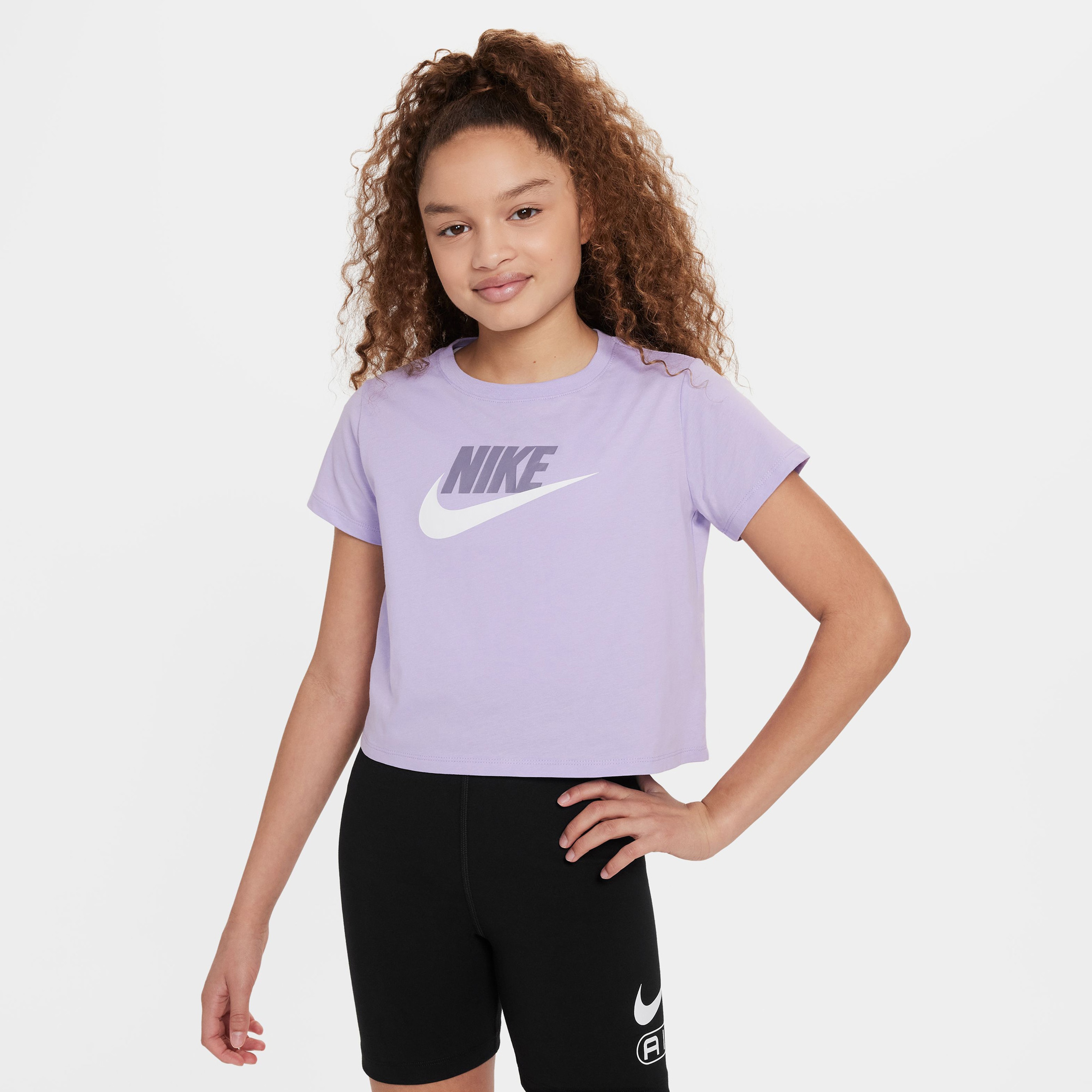 Nike Sportswear Çocuk Mor T-Shirt