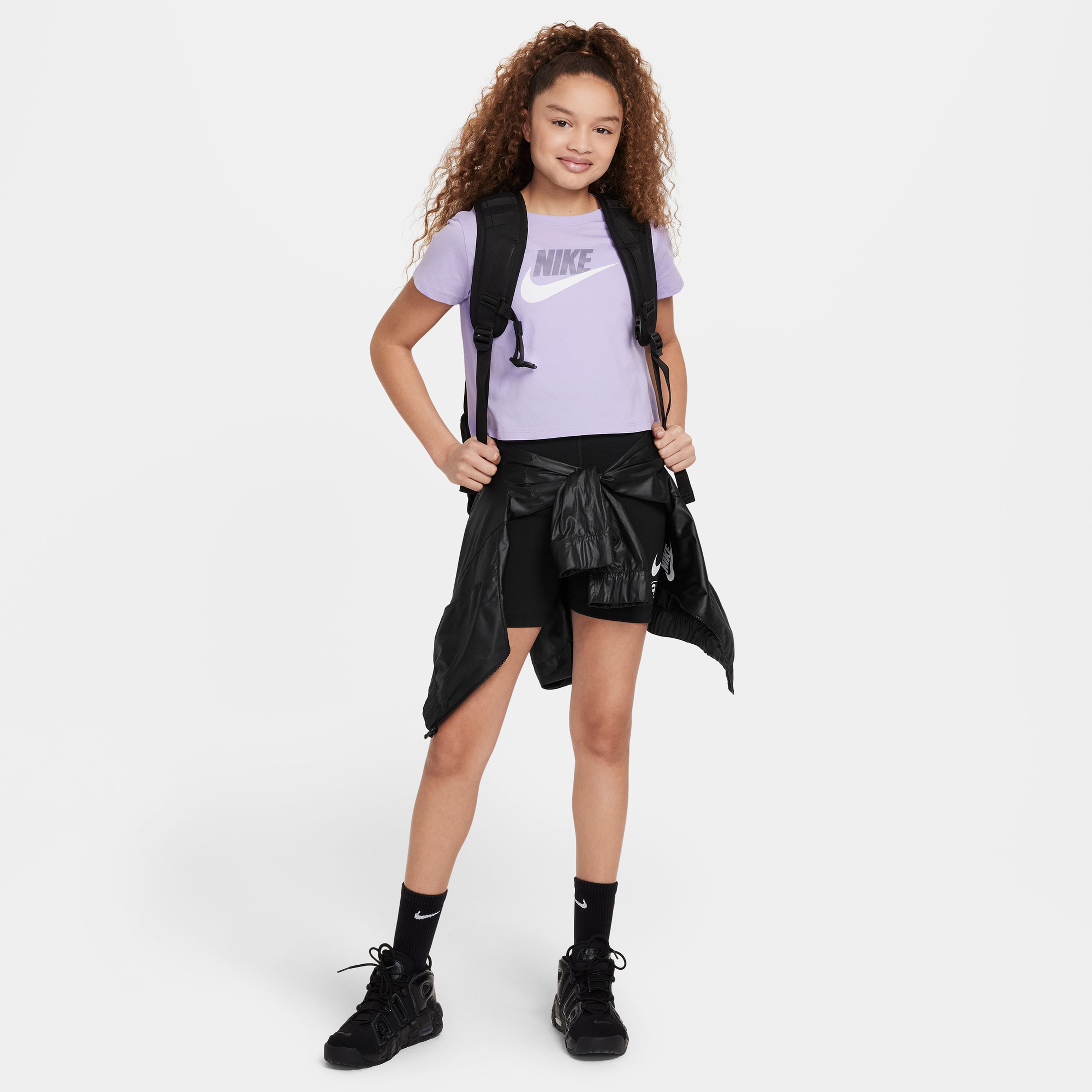 Nike Sportswear Çocuk Mor T-Shirt