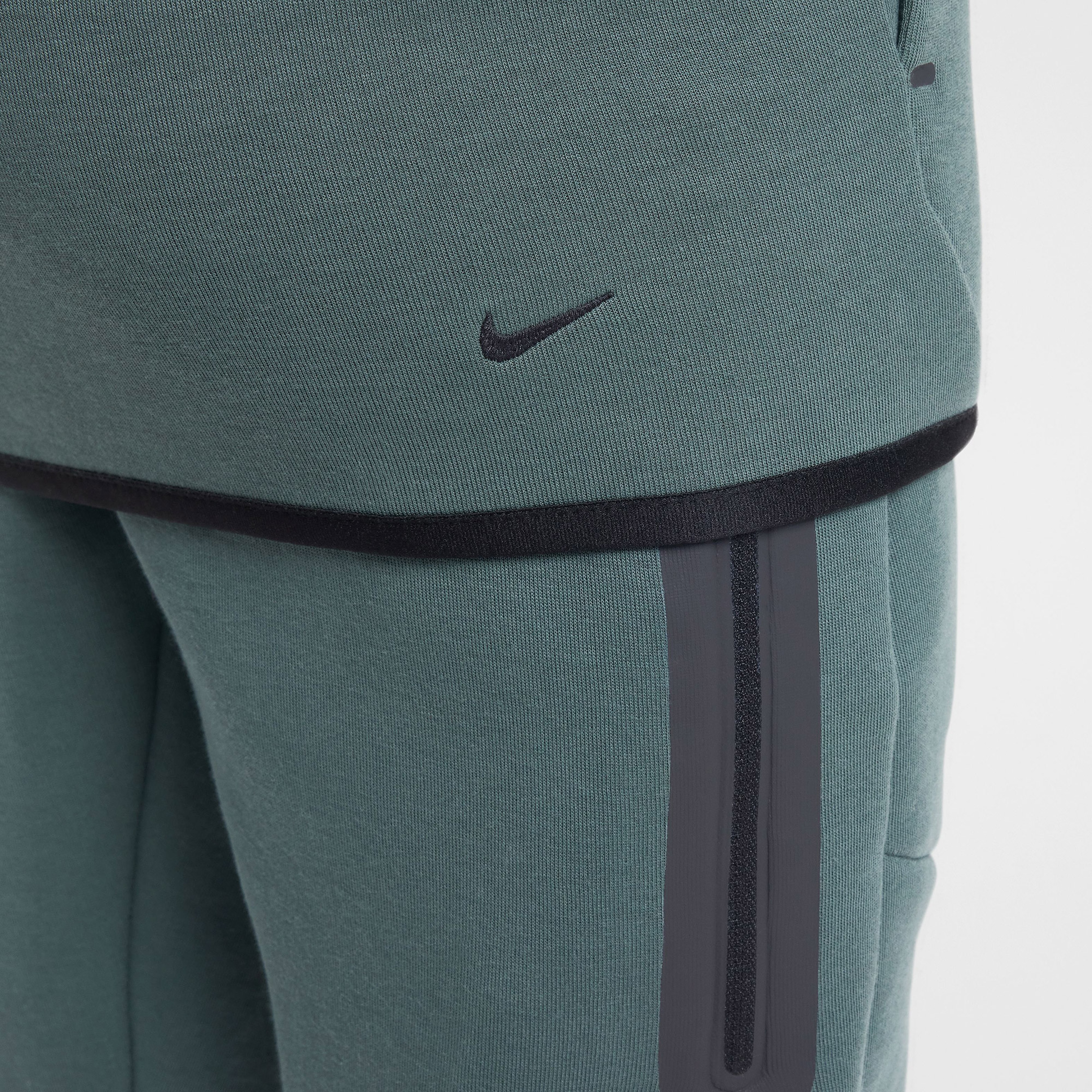Nike Sportswear Tech Fleece Full Zip Çocuk Yeşil Hoodie