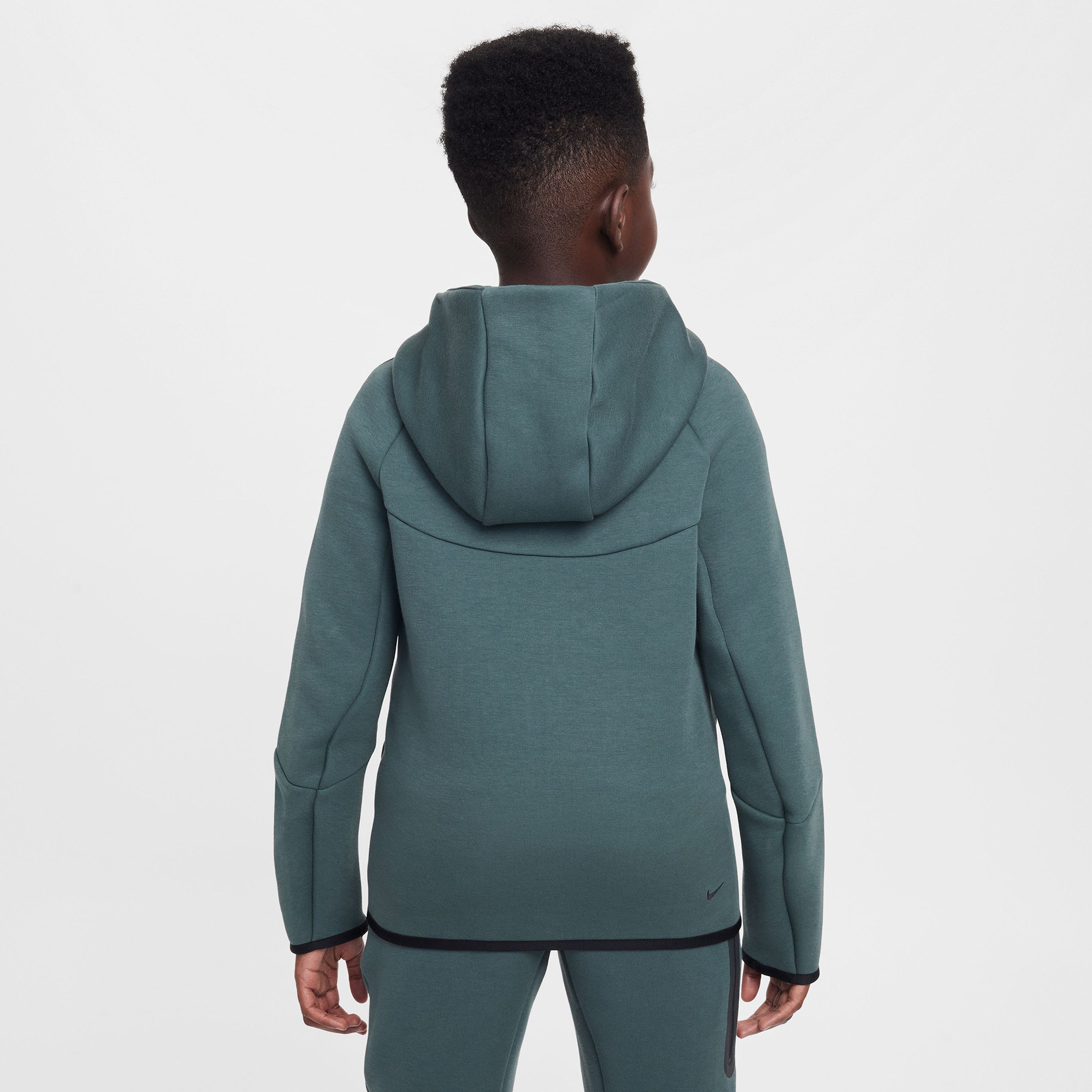 Nike Sportswear Tech Fleece Full Zip Çocuk Yeşil Hoodie