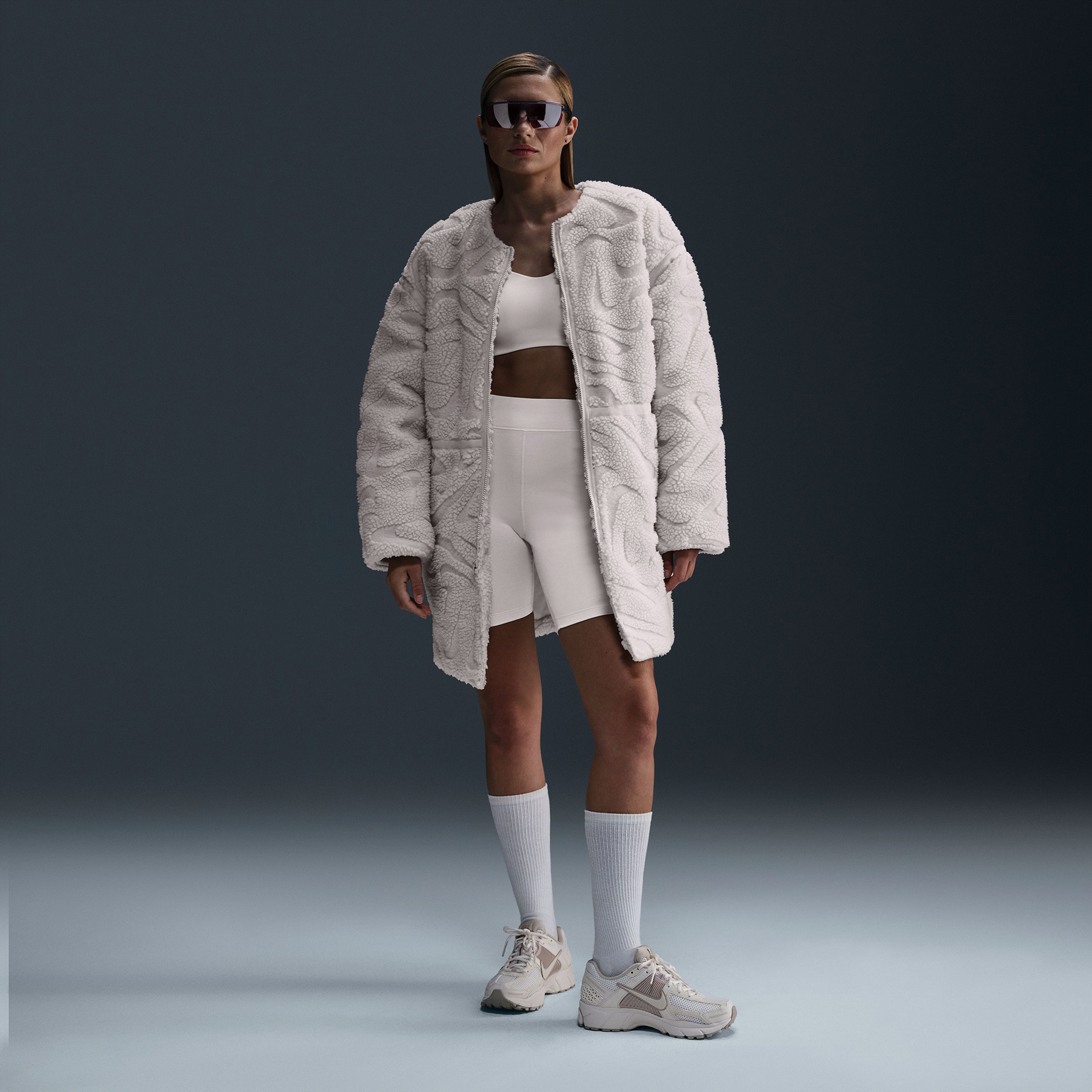 Nike Sportswear Kadın Krem Ceket