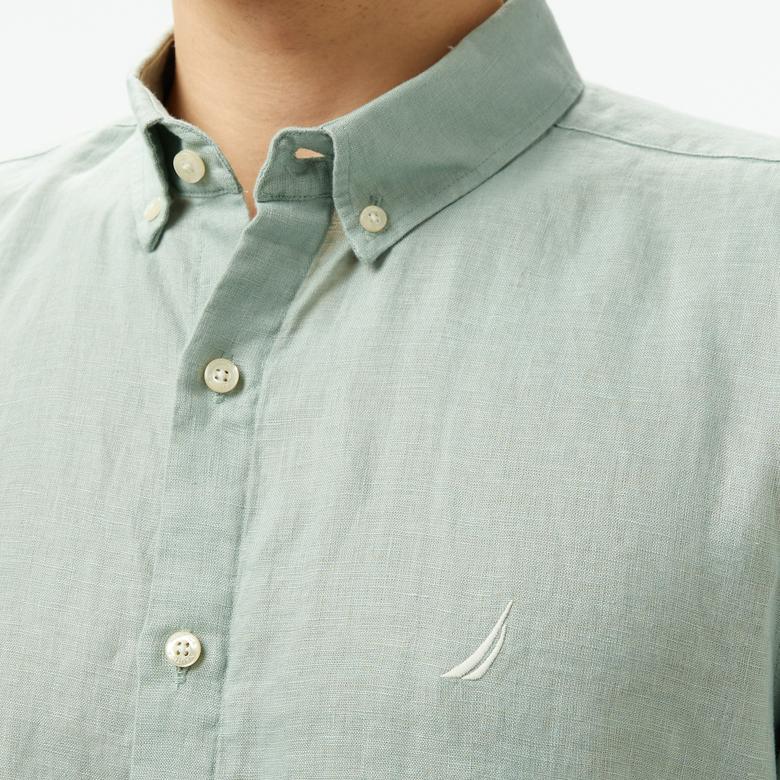 Nautica Erkek Yeşil Classic Fit Gömlek