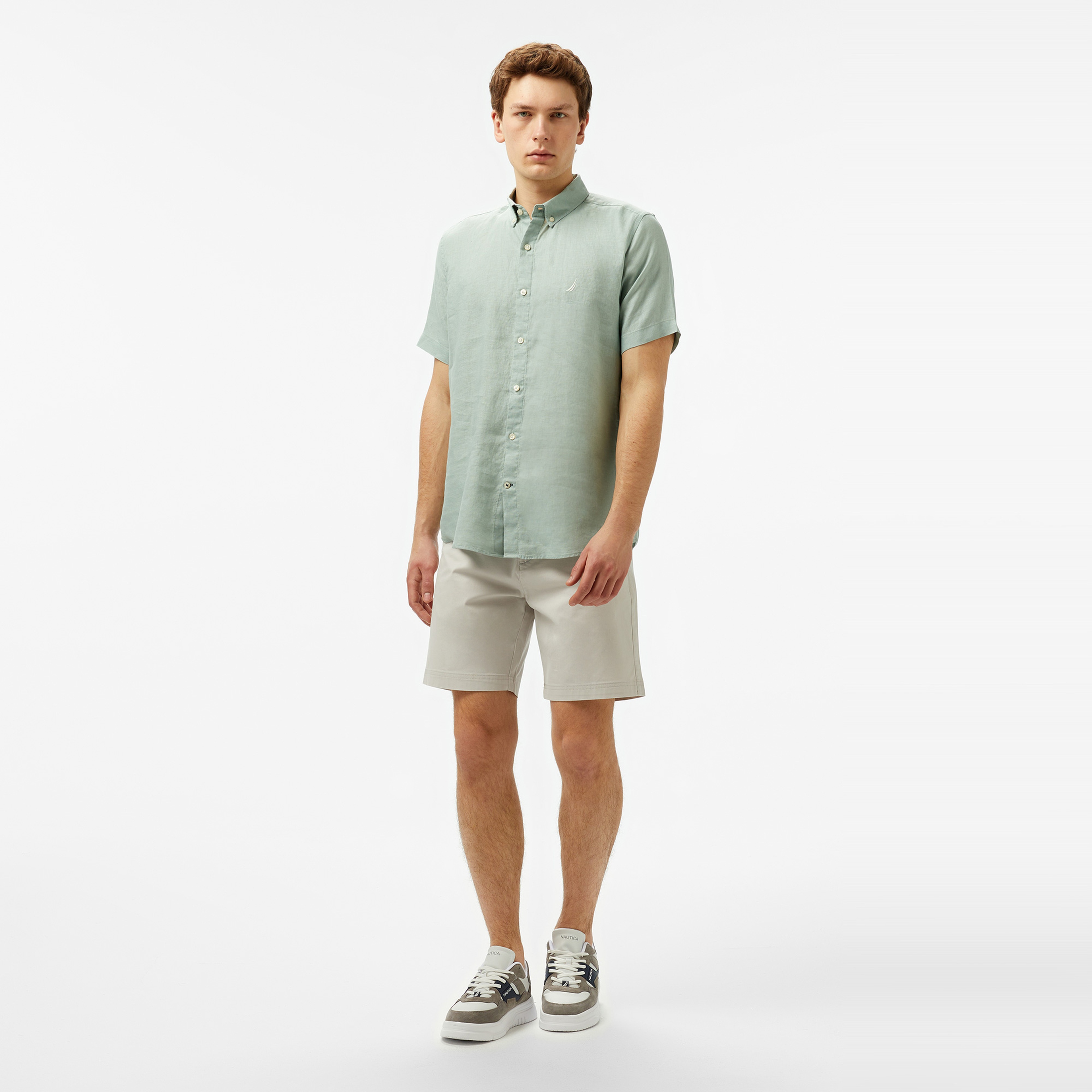 Nautica Erkek Yeşil Classic Fit Gömlek