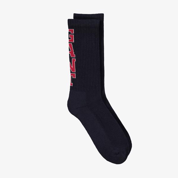 GANT Unisex Lacivert Logolu Çorap