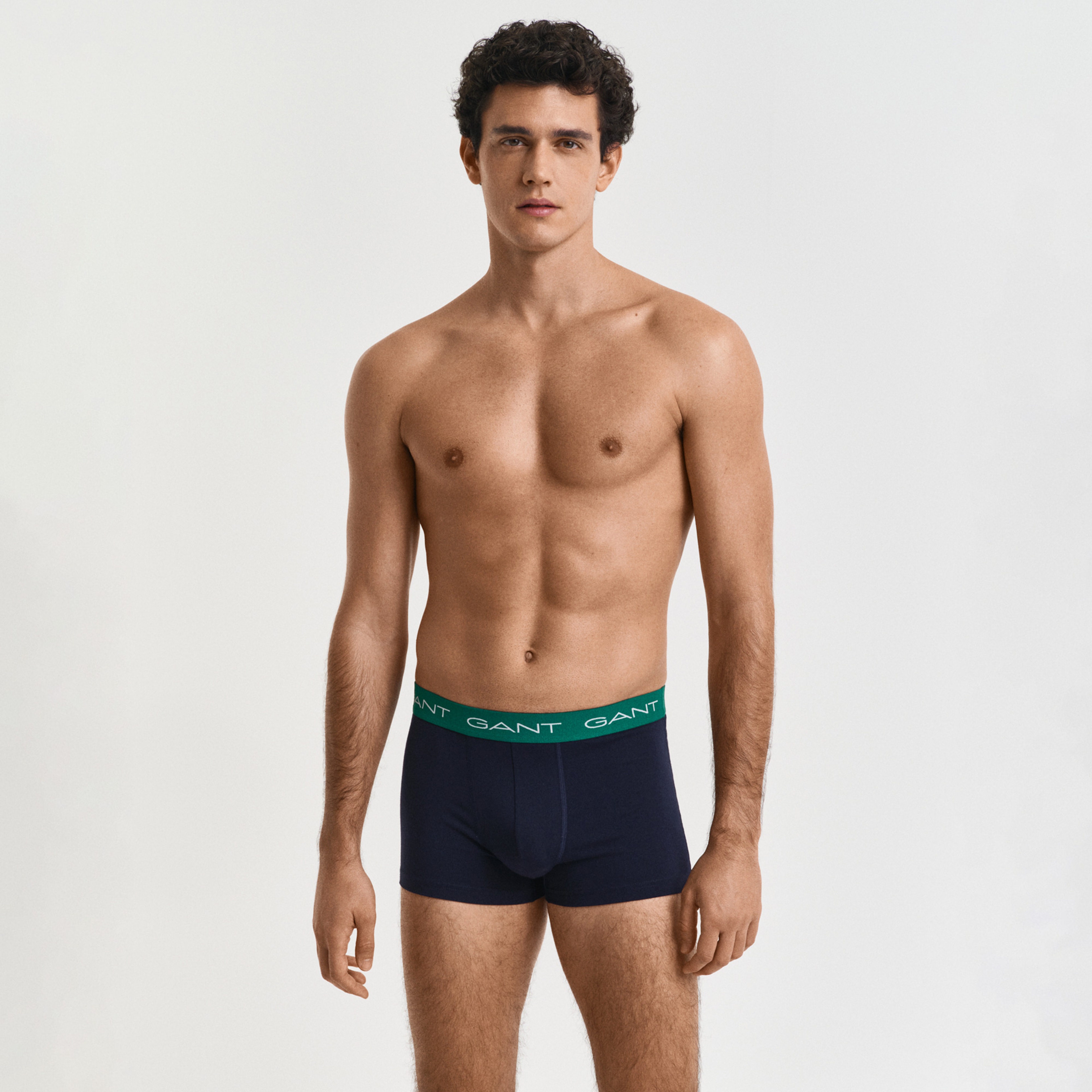 GANT Erkek Yeşil Slim Fit Logolu Boxer
