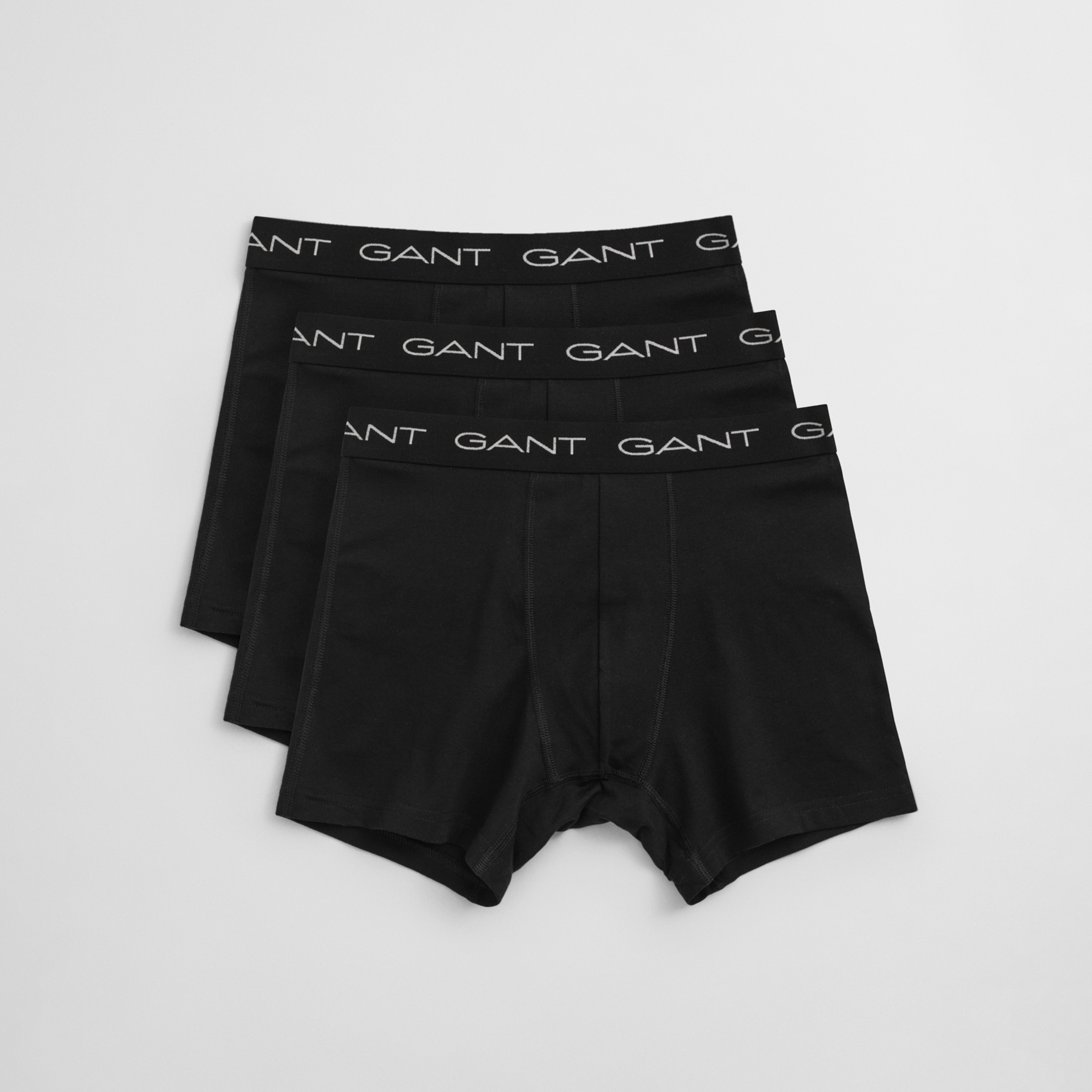 GANT Erkek Siyah Slim Fit Logolu Boxer