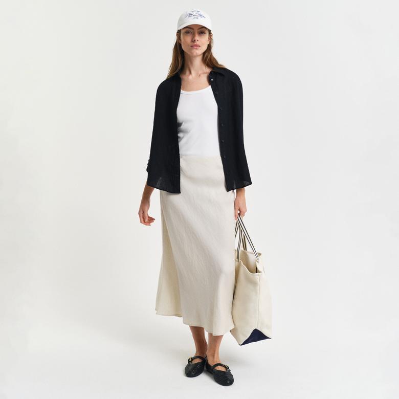 GANT Kadın Pembe Regular Fit Etek