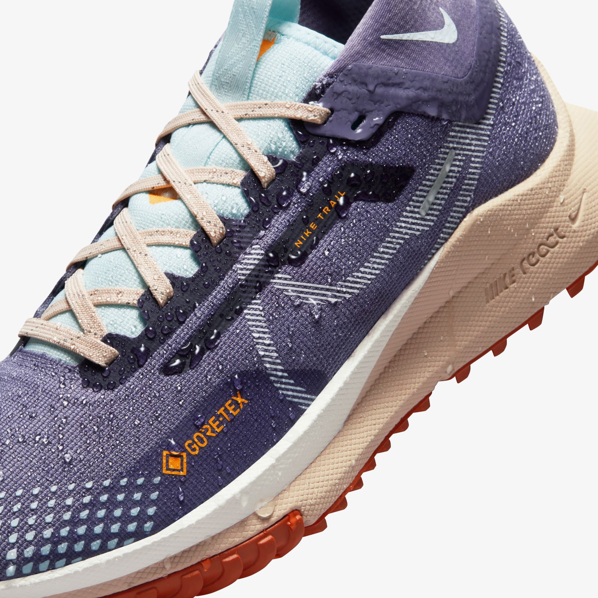 Nike React Pegasus Trail 4 Gore-Tex Kadın Mor Koşu Ayakkabısı36