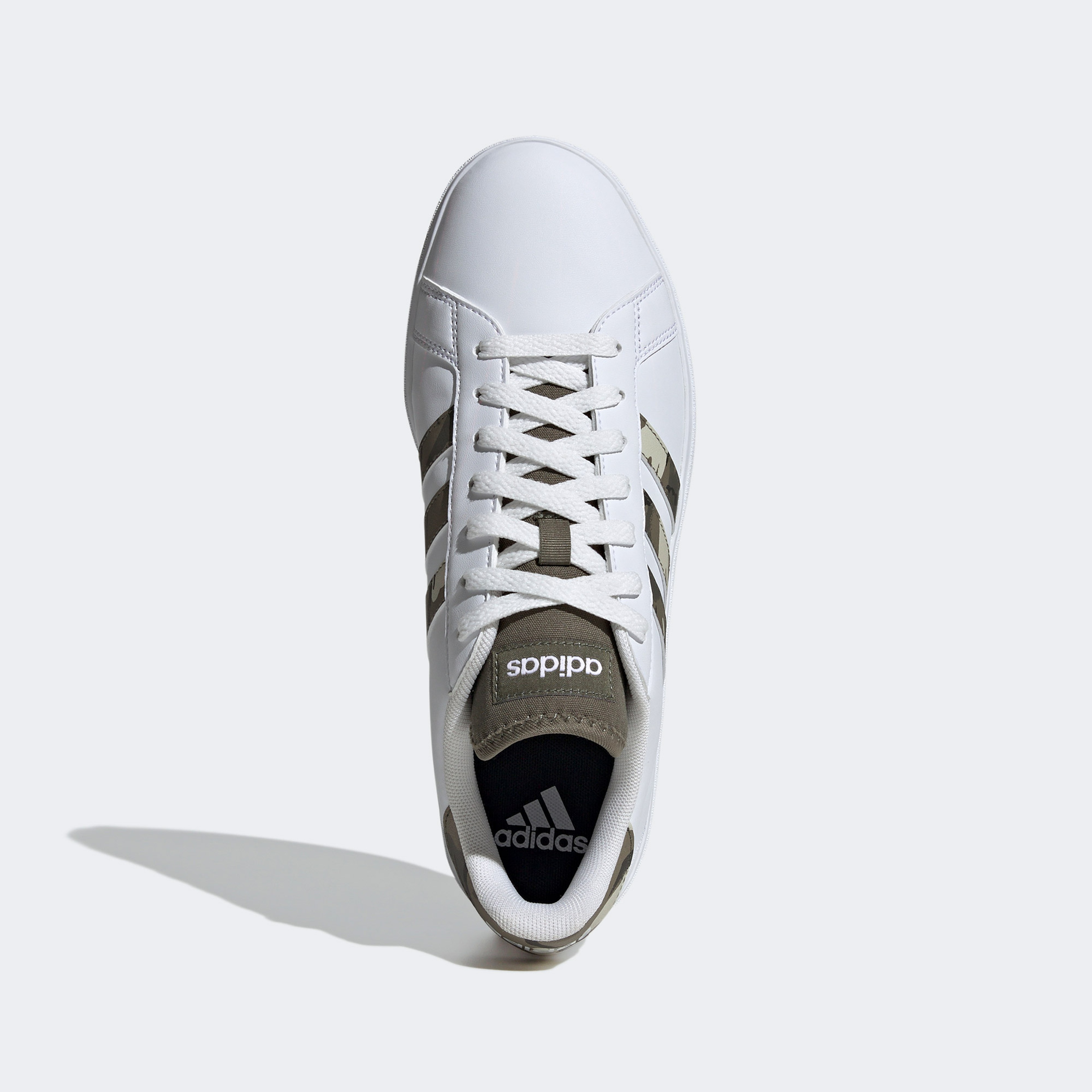 adidas Grand Court Base 2.0 Erkek Beyaz Sneaker