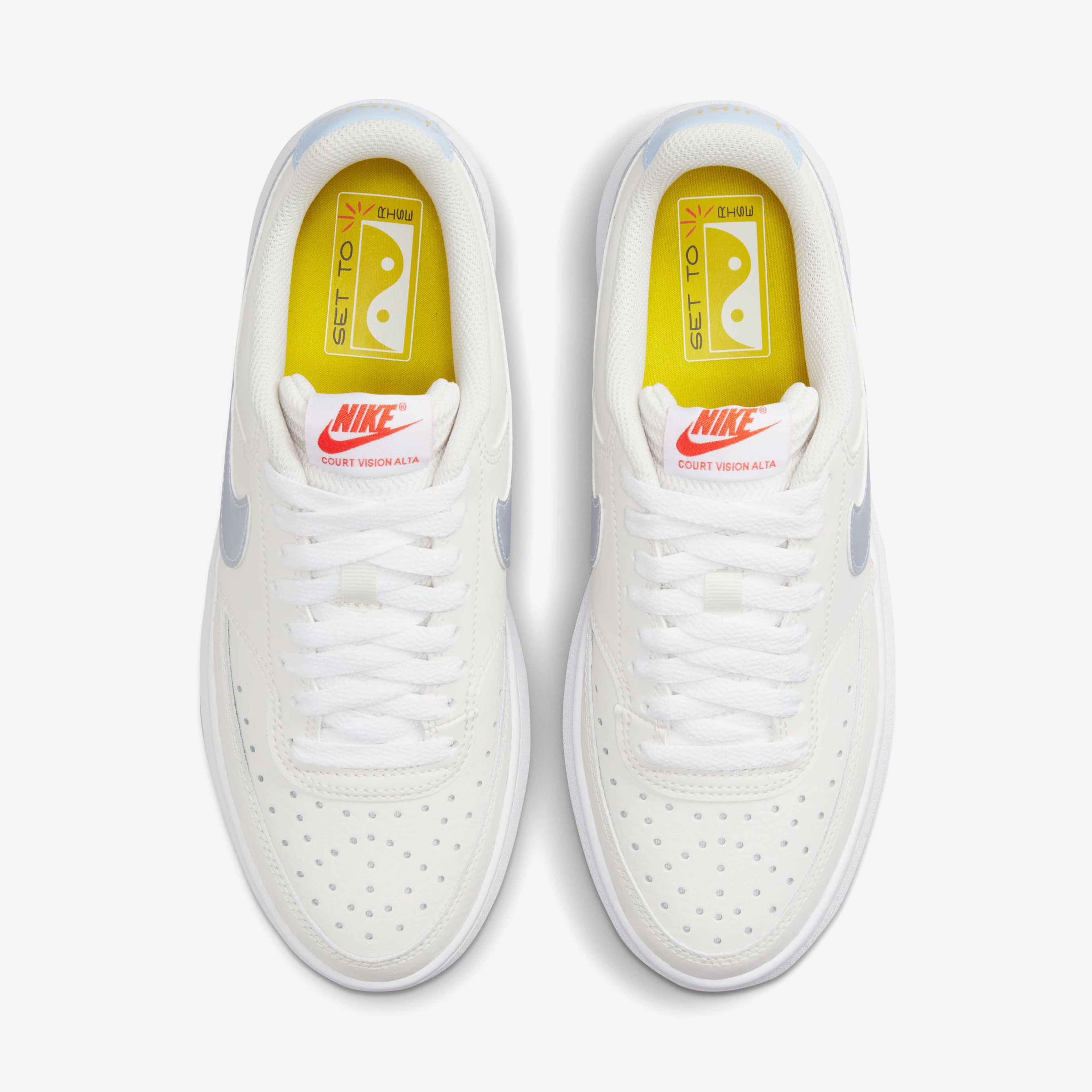 Nike Court Vision Alta Kadın Krem Sneaker
