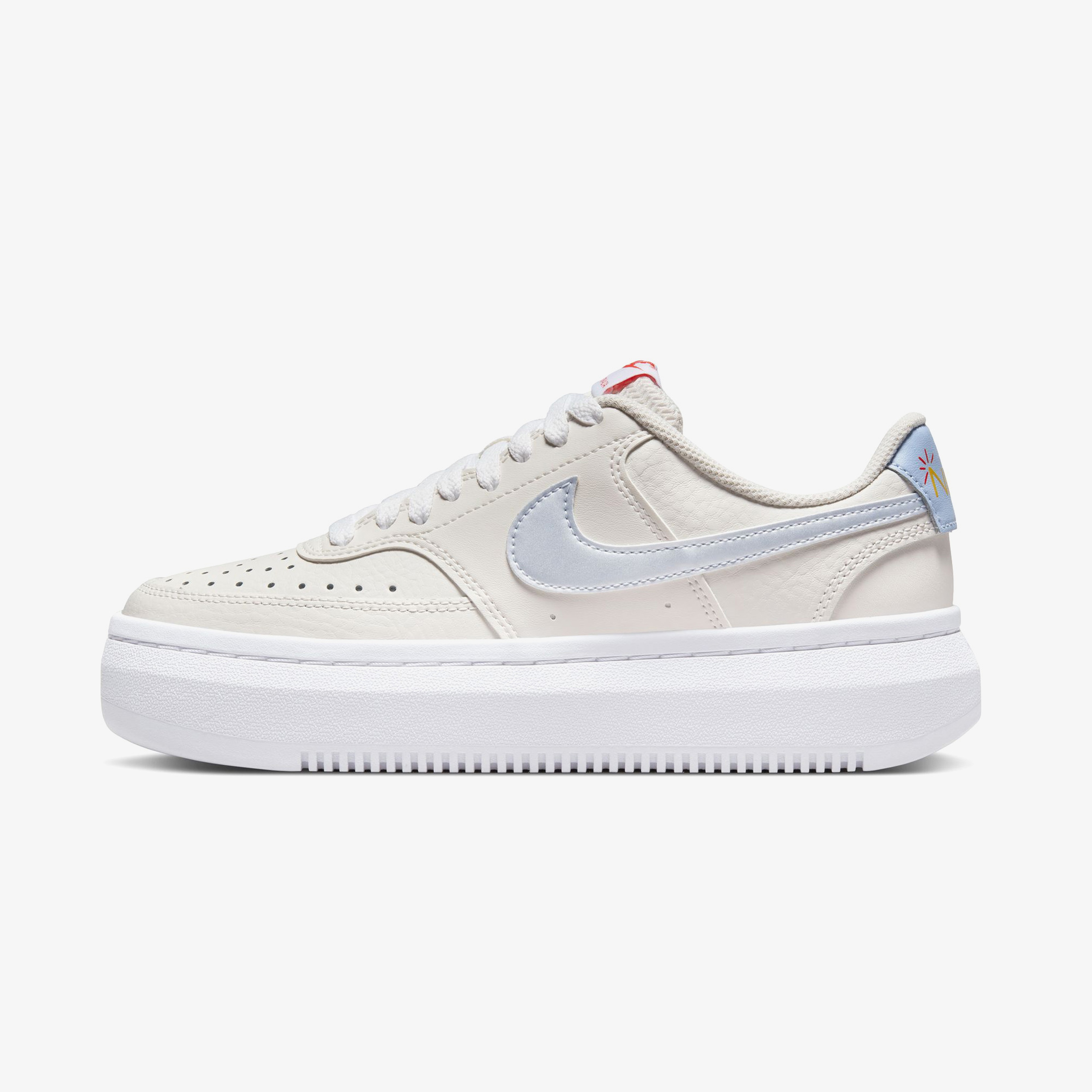 Nike Court Vision Alta Kadın Krem Sneaker