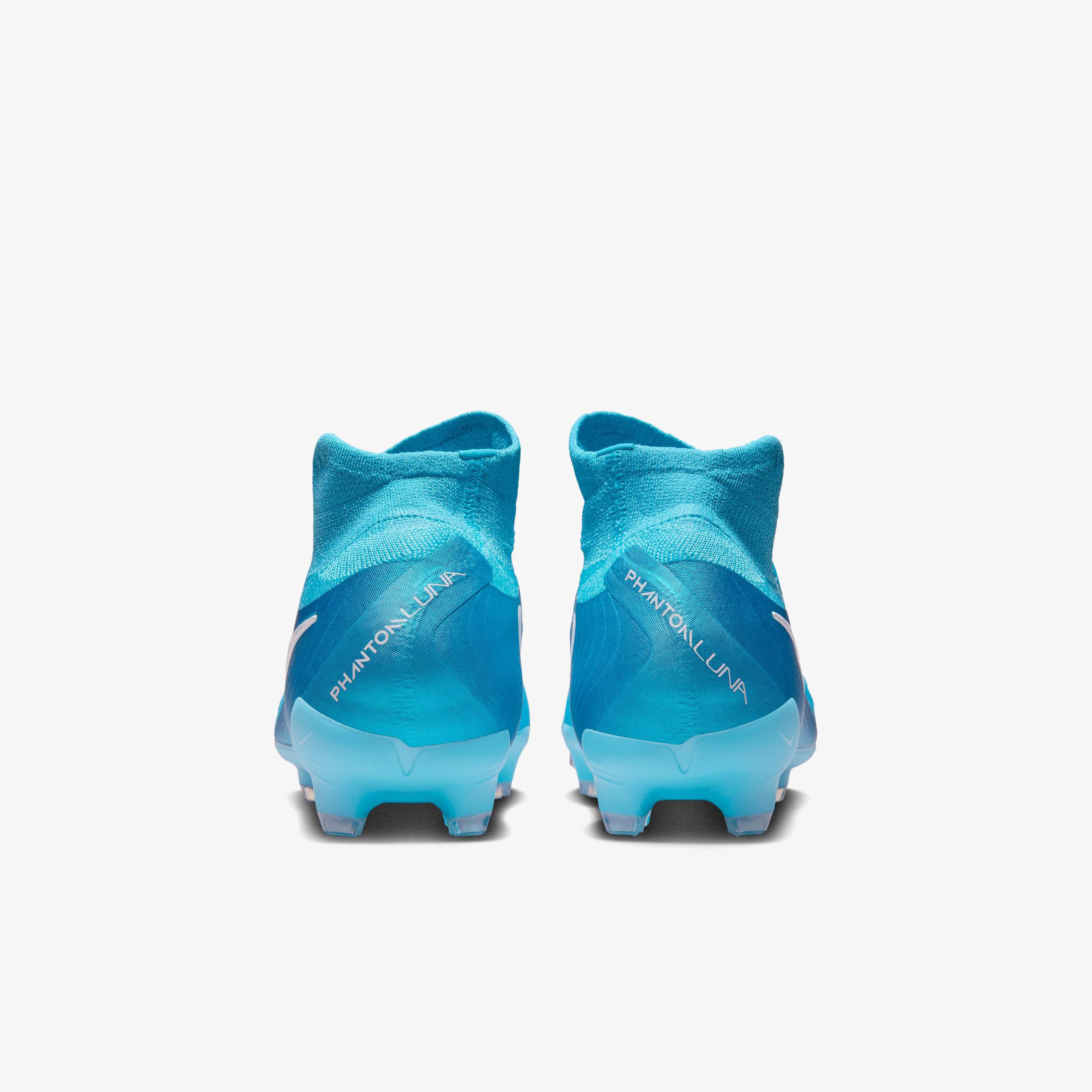 Nike Phantom Luna II Club FG Erkek Mavi Bilekli Çim Saha Kramponu