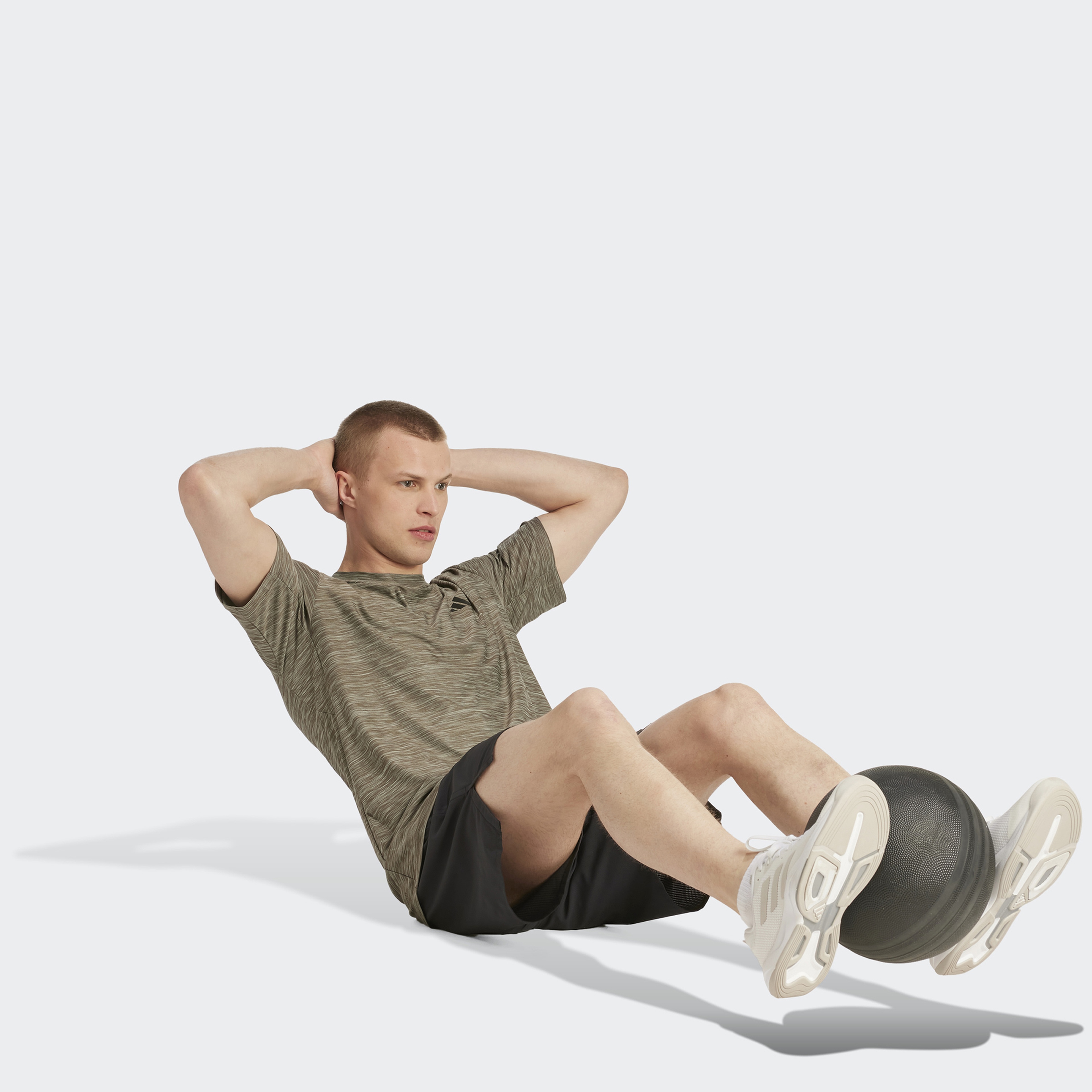 adidas Training Essentials Strech Training Erkek Yeşil Antrenman T-Shirt