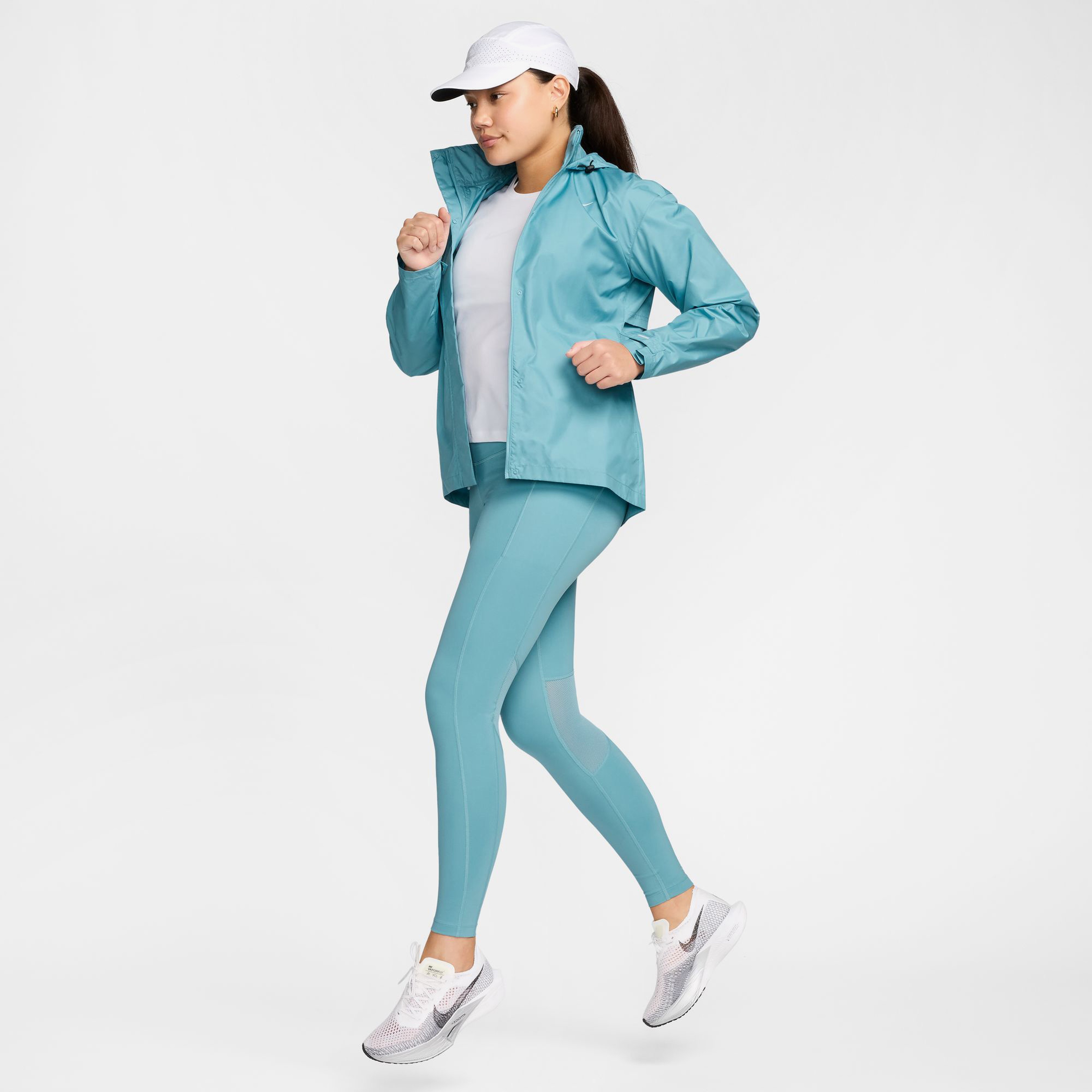 Nike Fast Repel Kadın Mavi Koşu Ceketi
