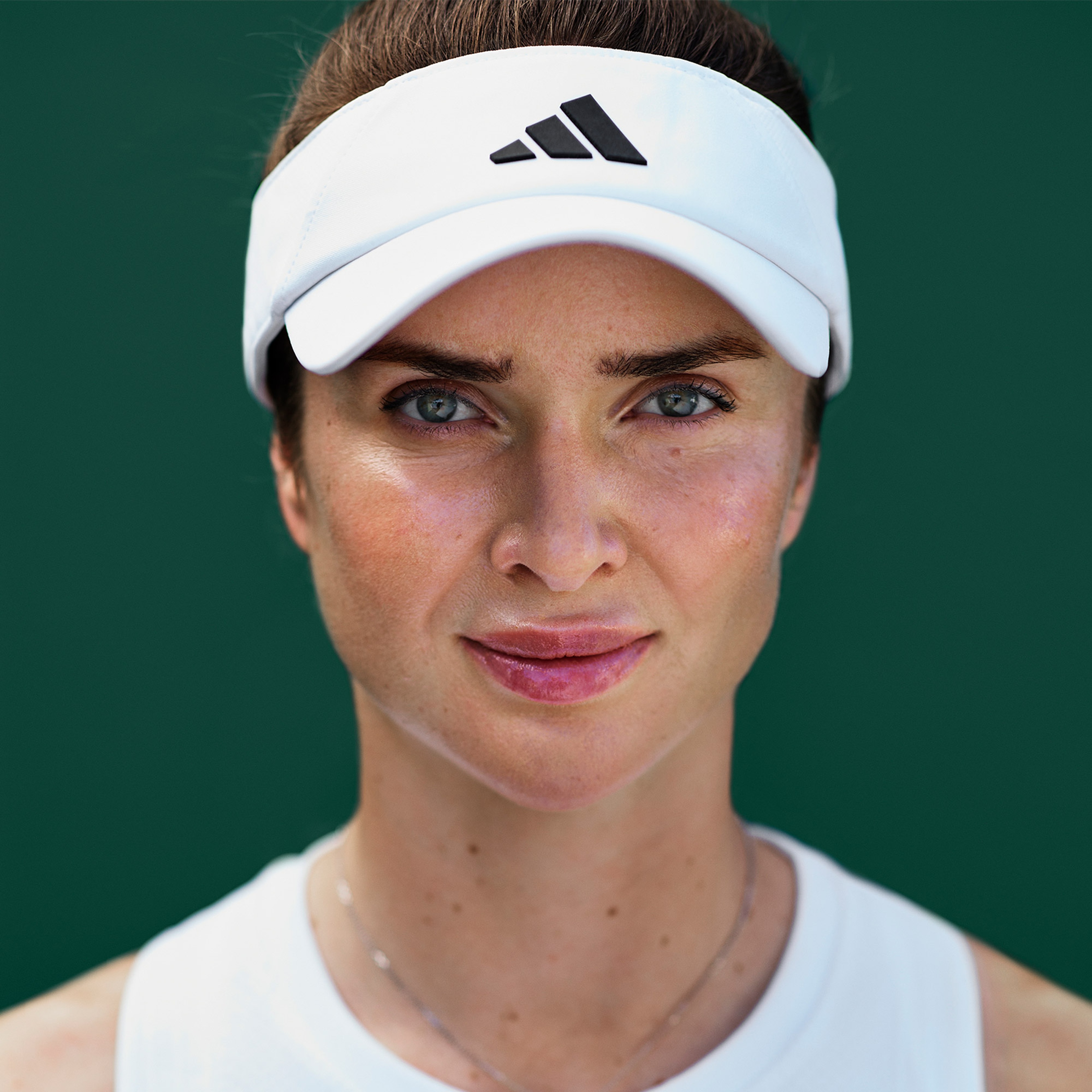 adidas AEROREADY Vizör Unisex Beyaz Şapka