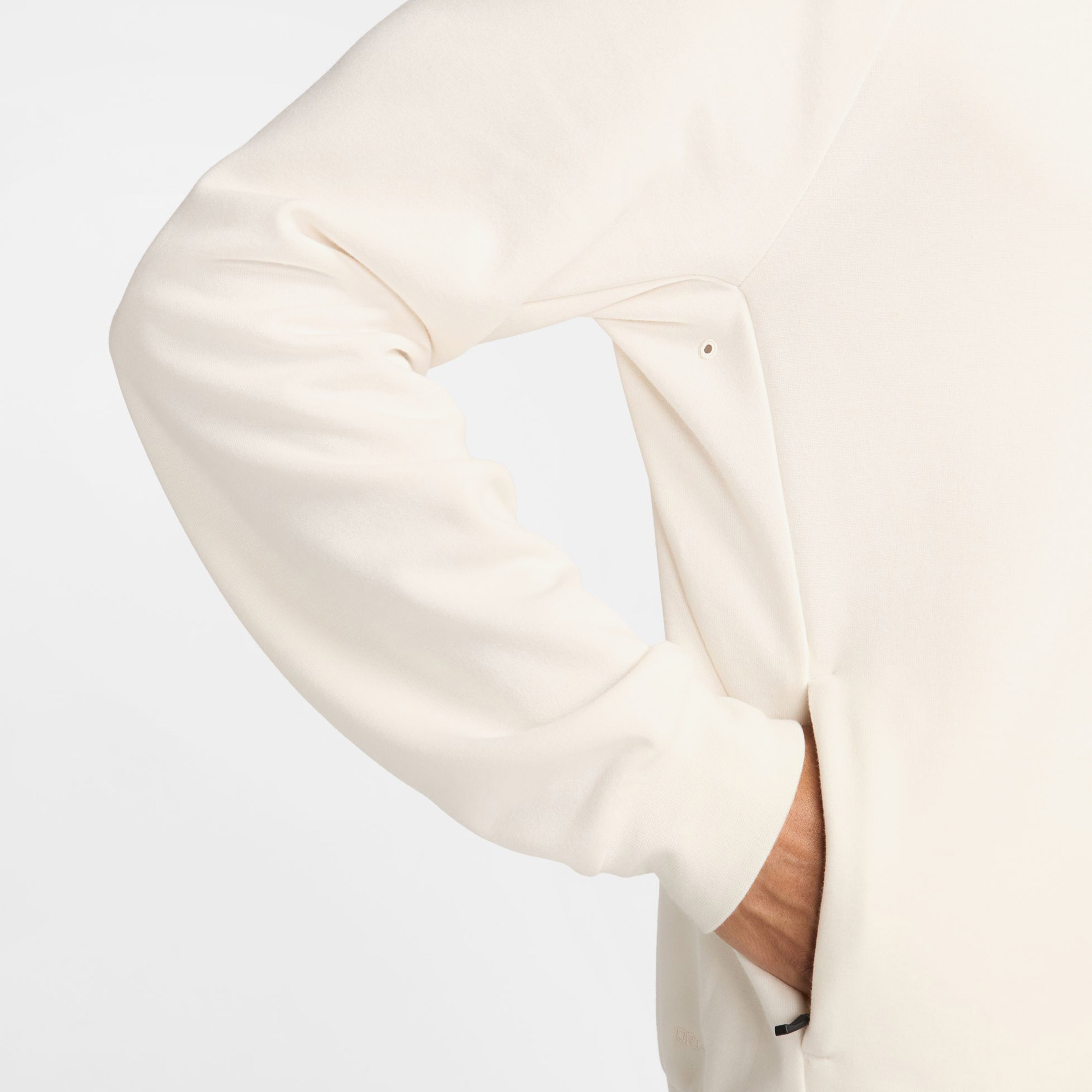 Nike Primary Dri-Fit Verstaile Crew Erkek Bej Günlük Sweatshirt