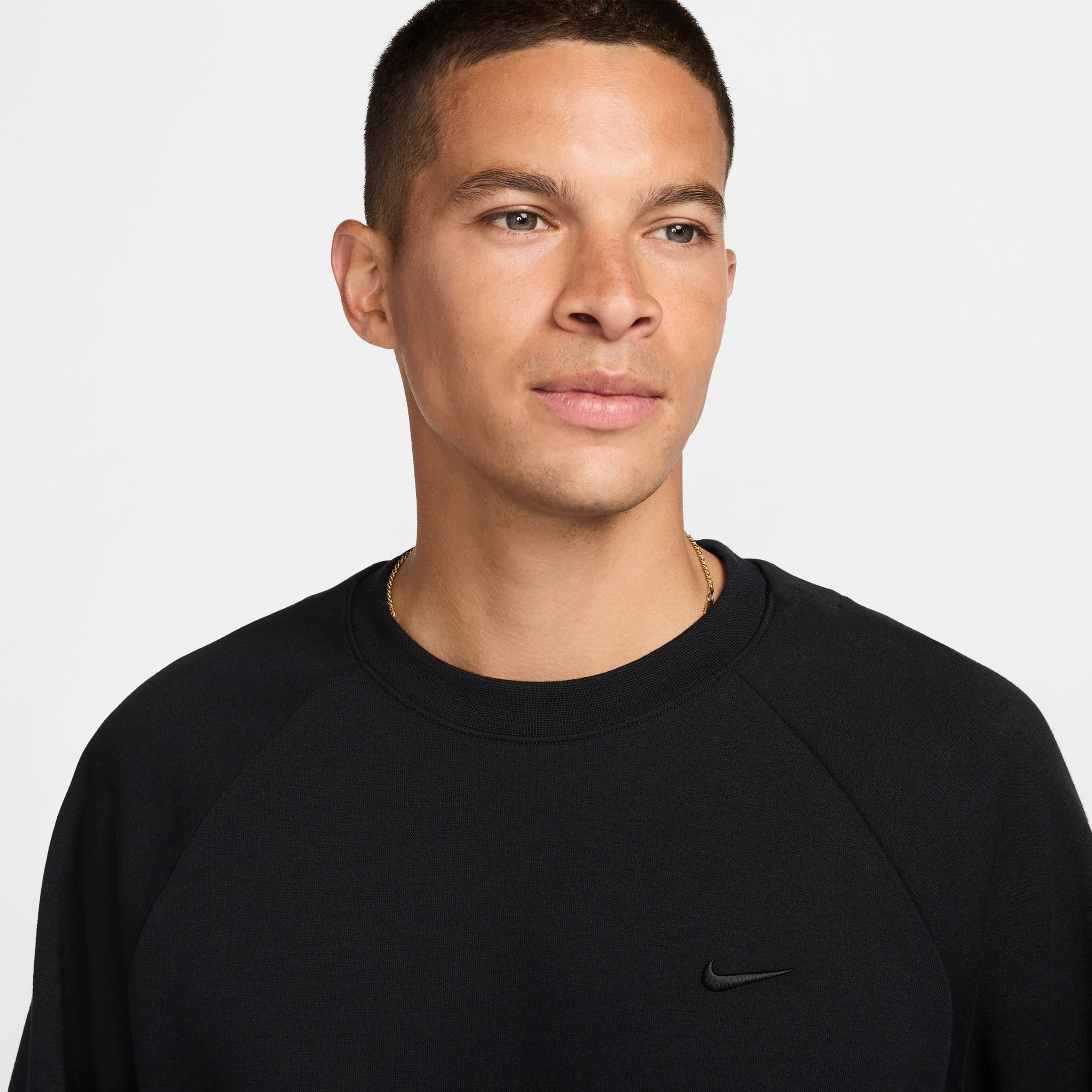 Nike Primary Fleece Dri-Fit Erkek Siyah Günlük Sweatshirt