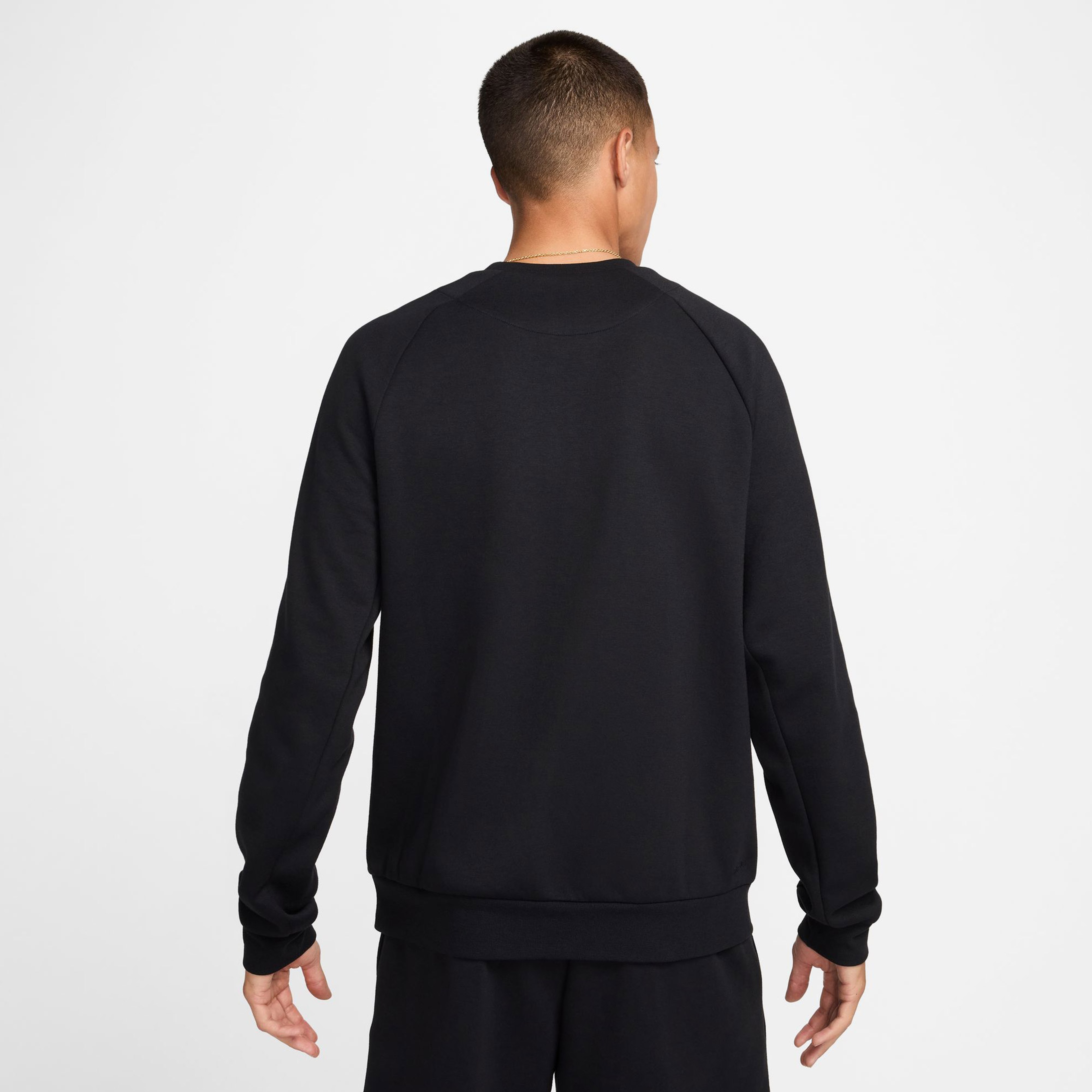 Nike Primary Fleece Dri-Fit Erkek Siyah Günlük Sweatshirt