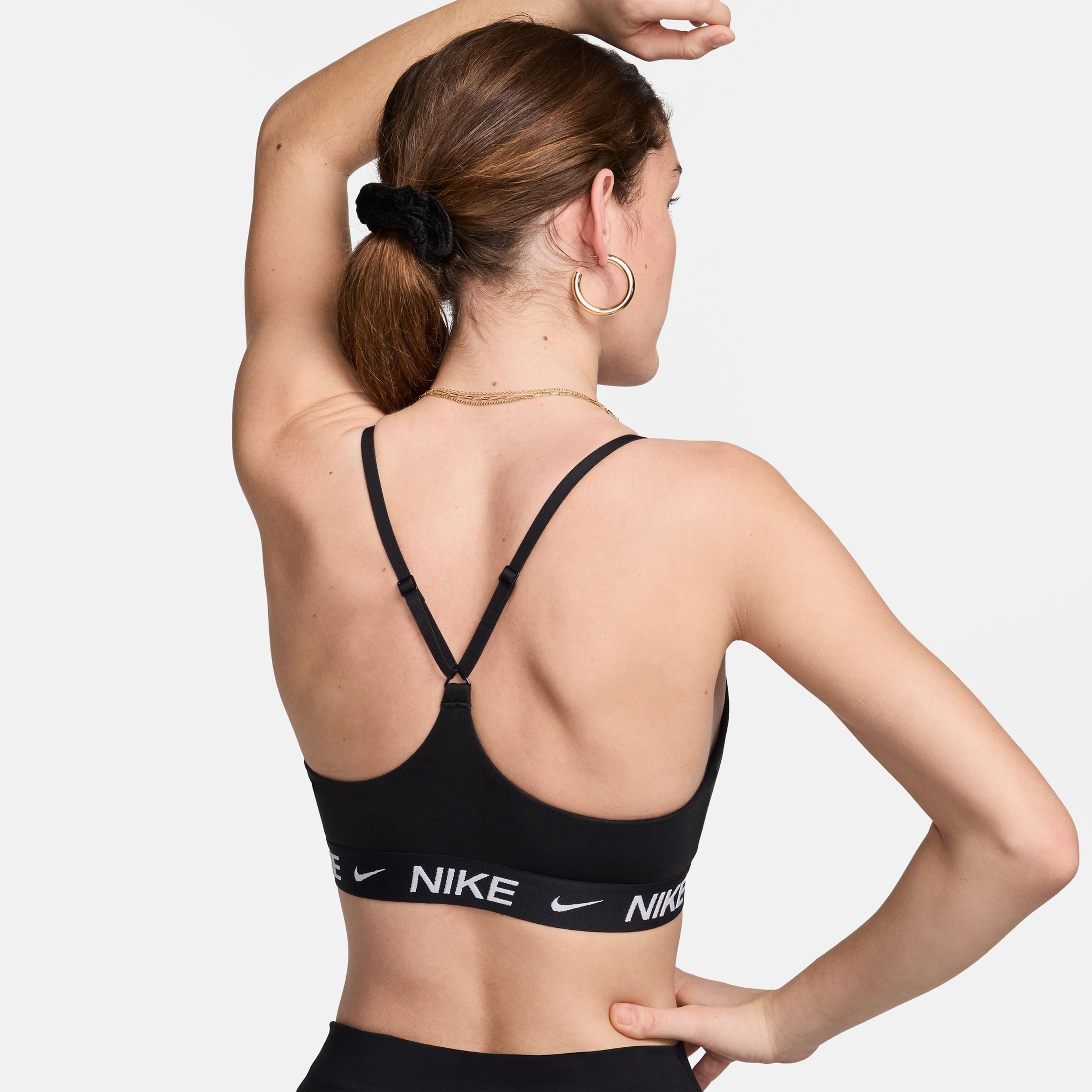 Nike Dri-Fit Indy Hafif Destekli Kadın Siyah Antrenman Bra
